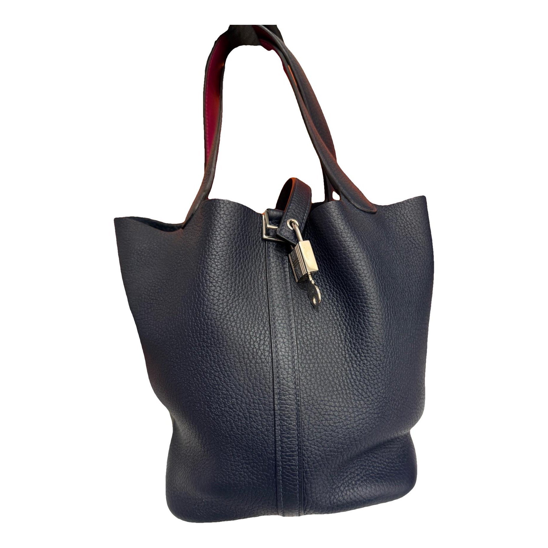Picotin leather handbag