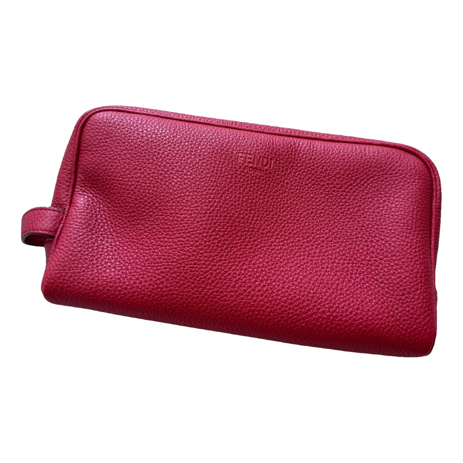 Leather vanity case