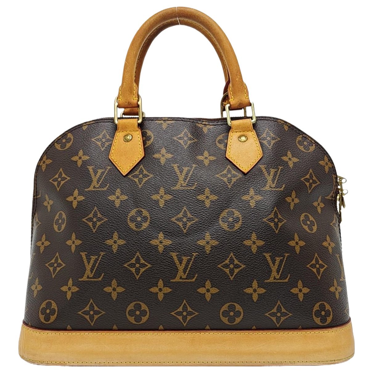 Louis Vuitton Alma leather handbag