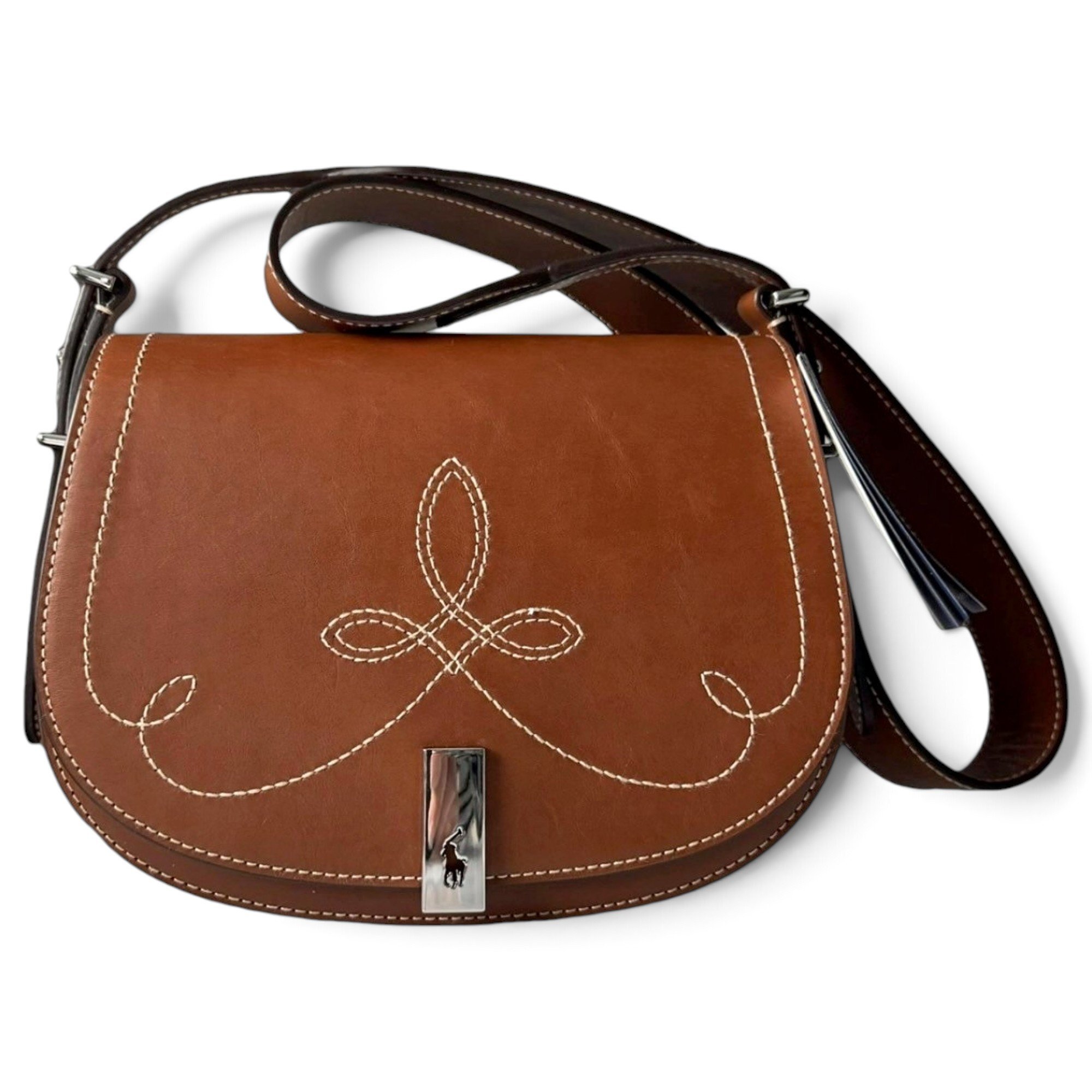 Leather crossbody bag