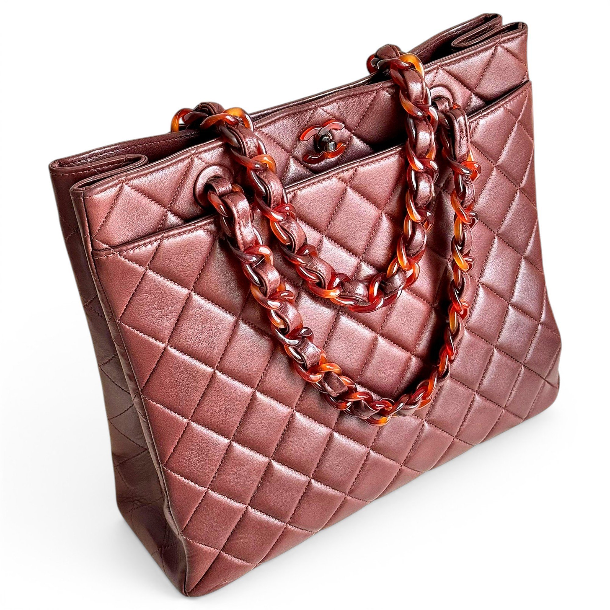 Leather tote