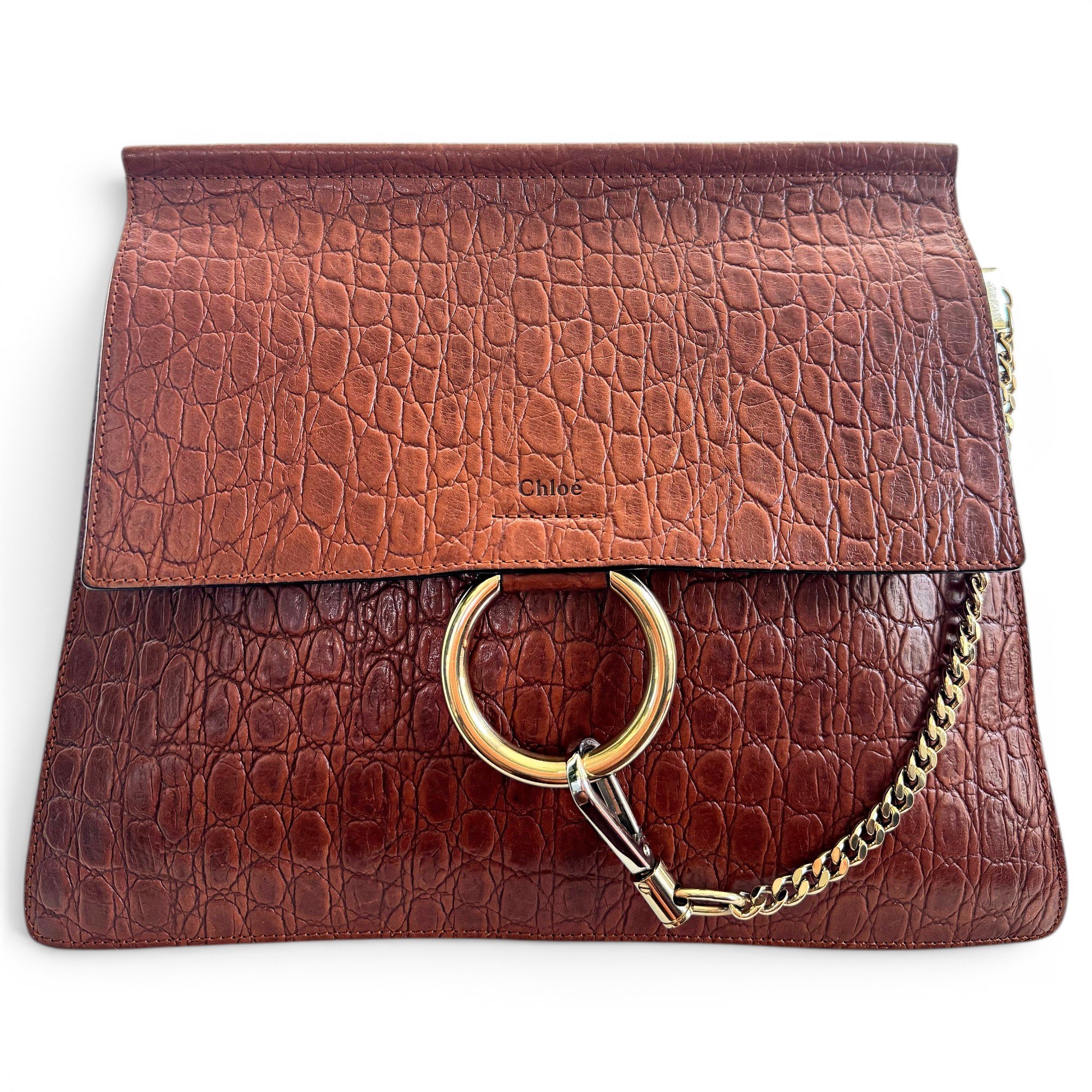 Faye leather handbag