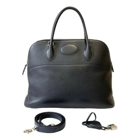 Hermes Bolide Handbag Black Clemence Leather 2016