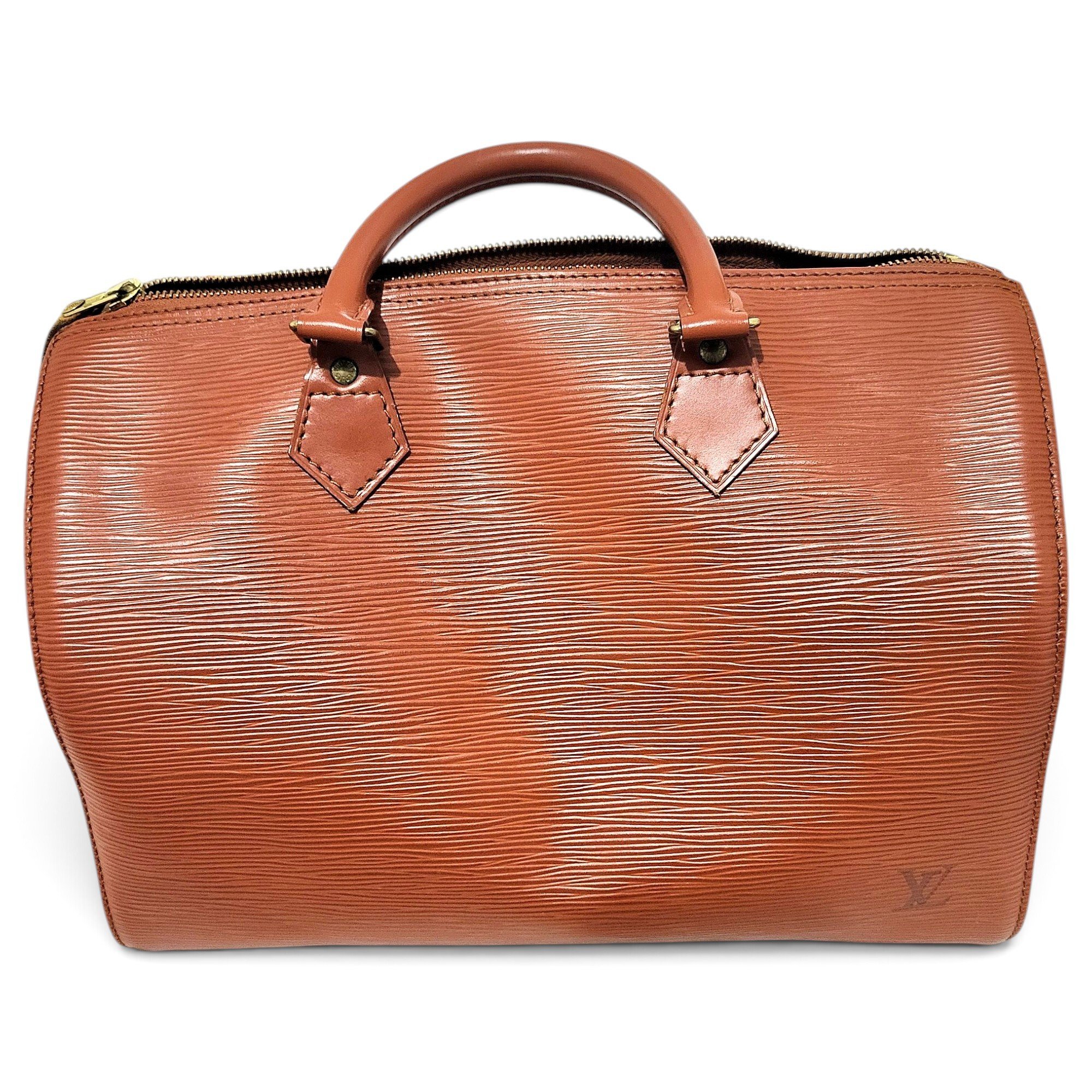 Speedy leather handbag