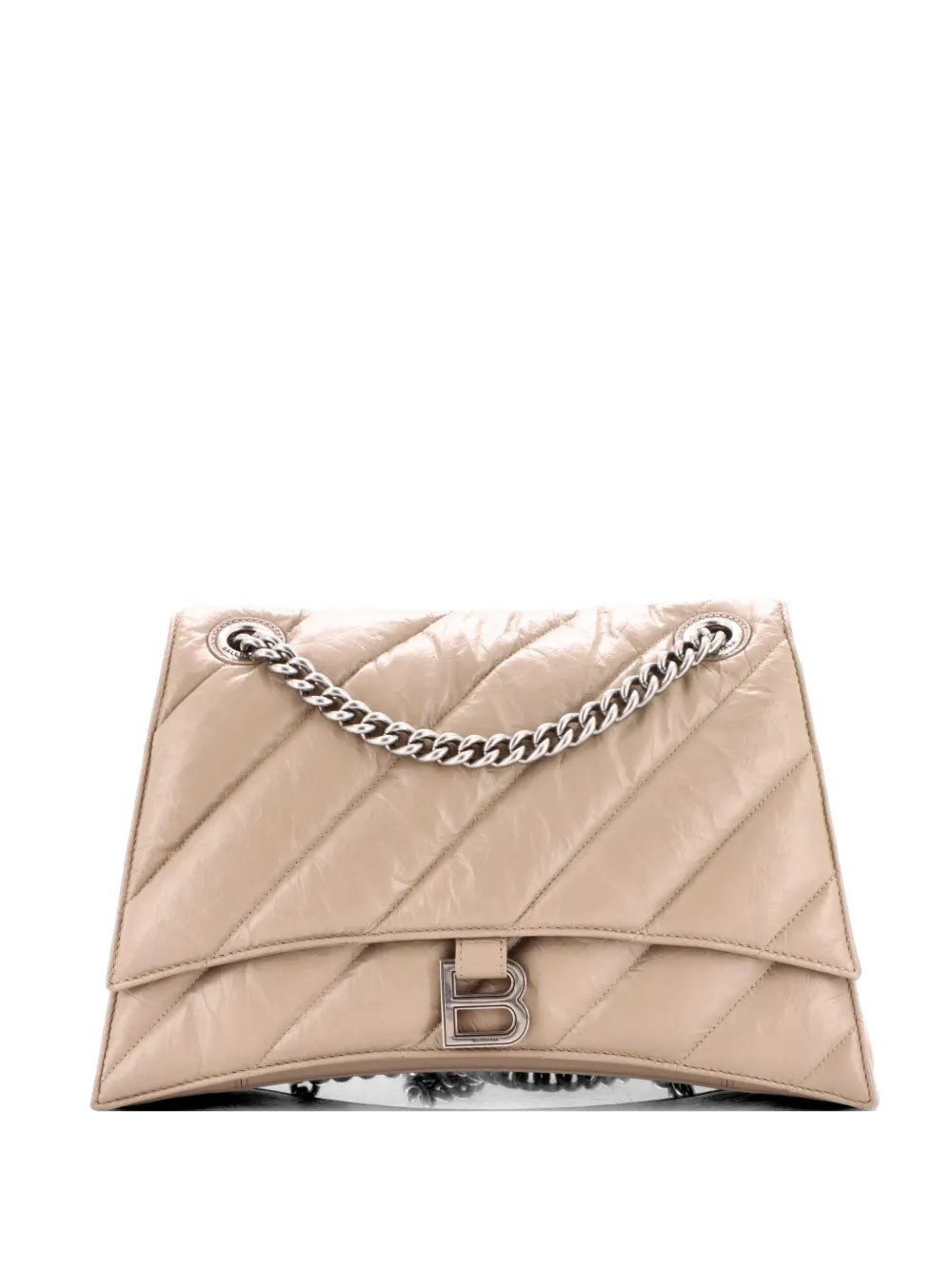 Crush Chain Flap Bag Quilted Crushed Calfskin Medium shoulder bag