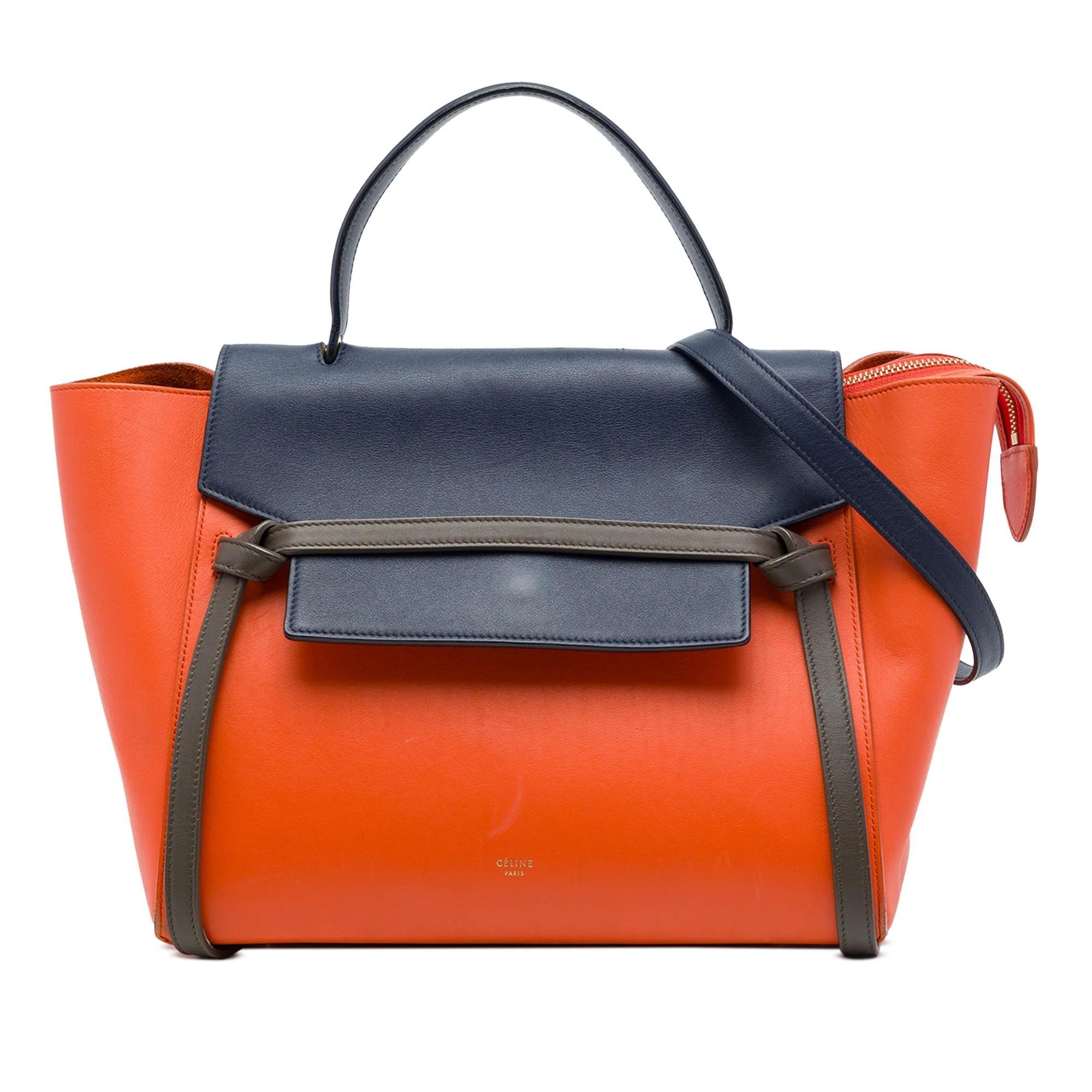 Belt pony-style calfskin handbag