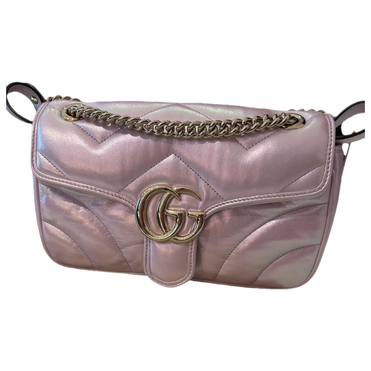 GG Marmont Flap leather crossbody bag