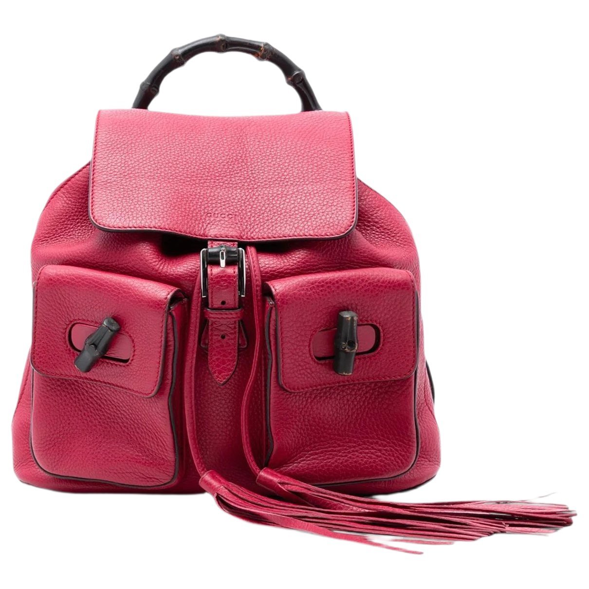 Bamboo leather handbag