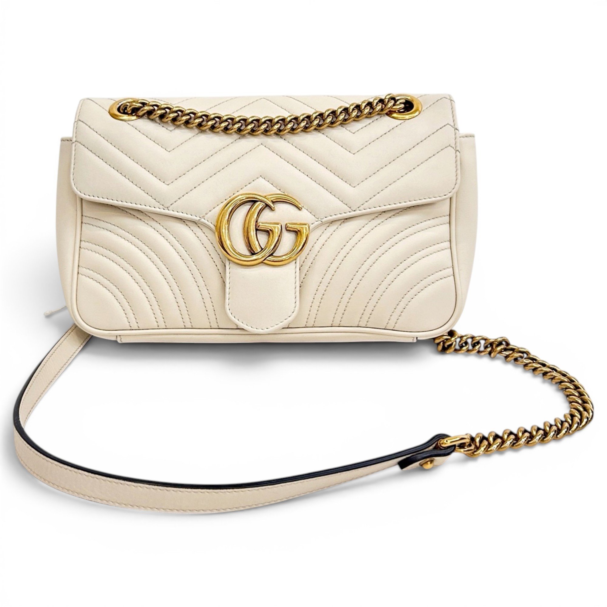 GG Marmont Flap leather handbag