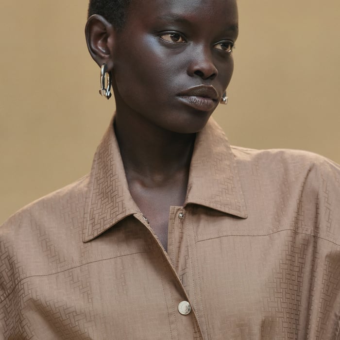 "Mosaique" Shirt Dress