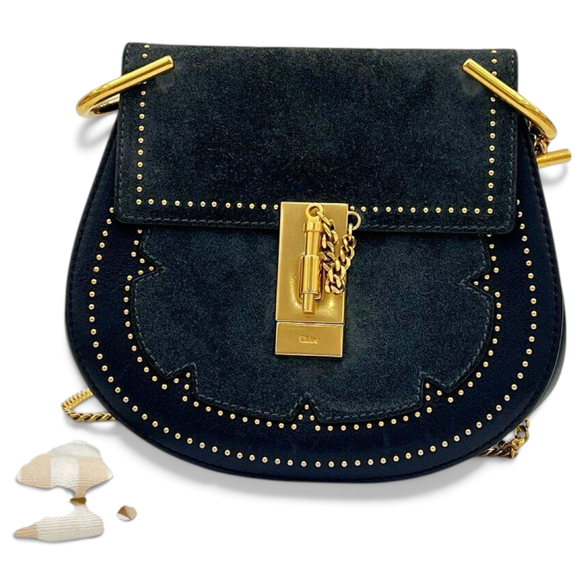Drew leather crossbody bag