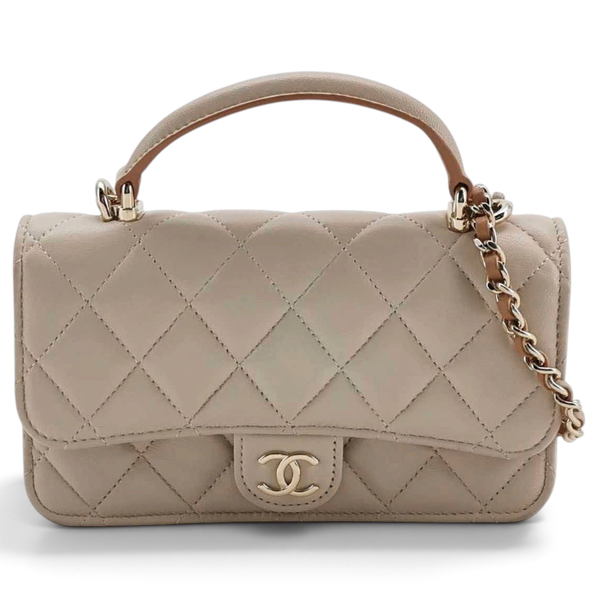 Timeless Classique Top Handle leather handbag
