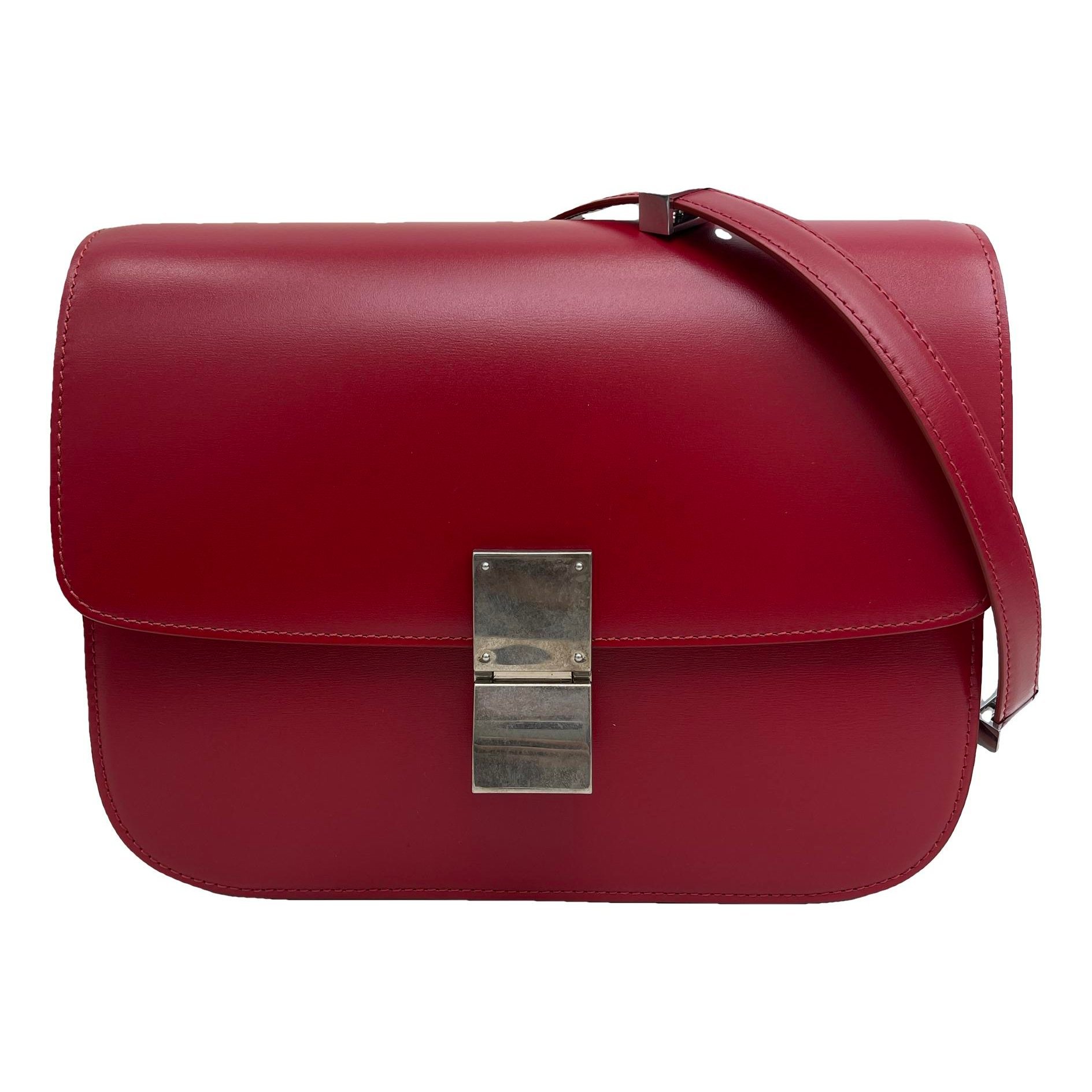 Classic leather crossbody bag