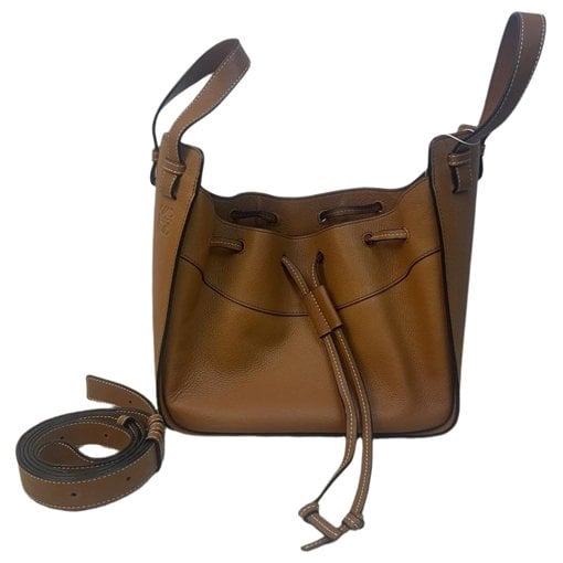 Hammock leather handbag