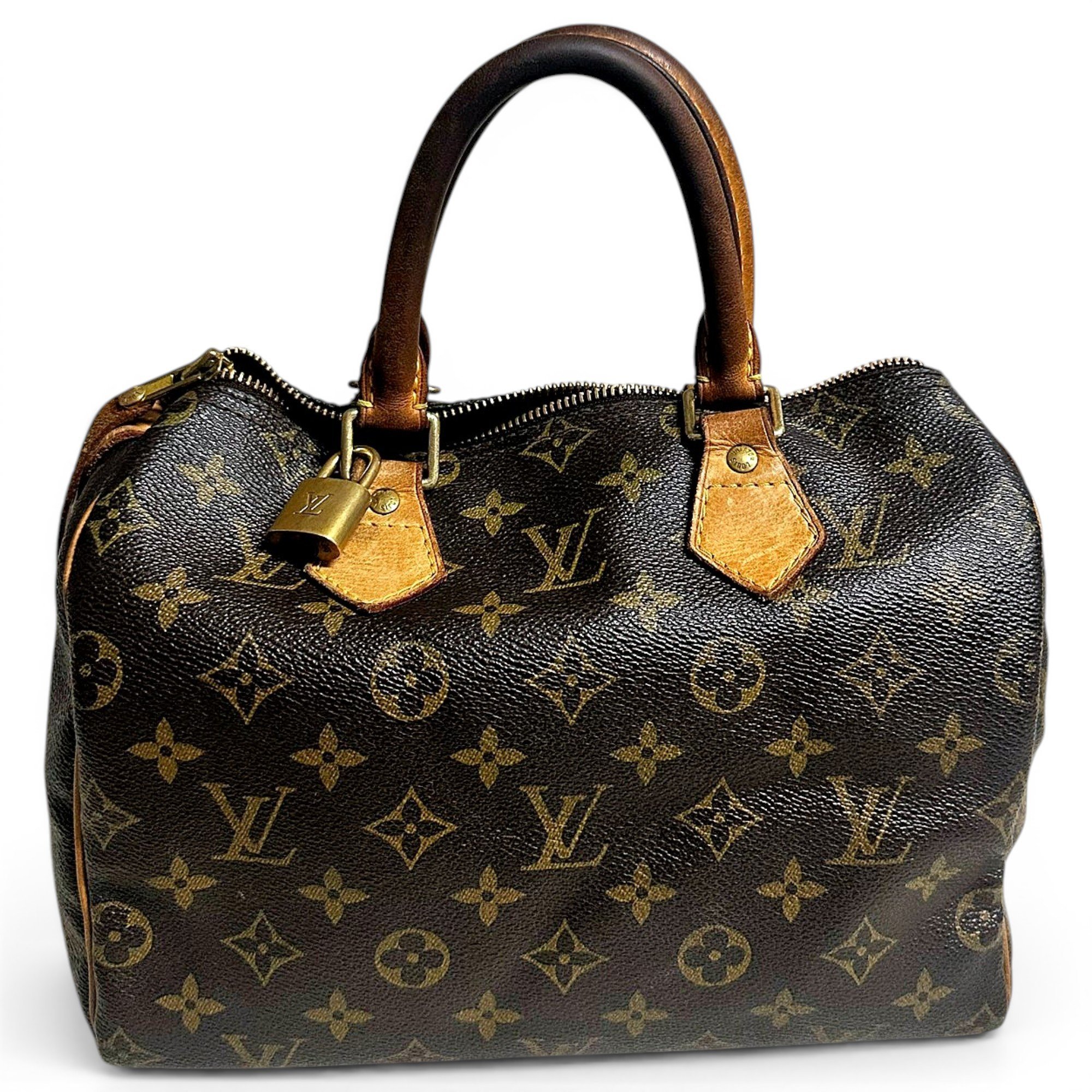 Speedy leather bag