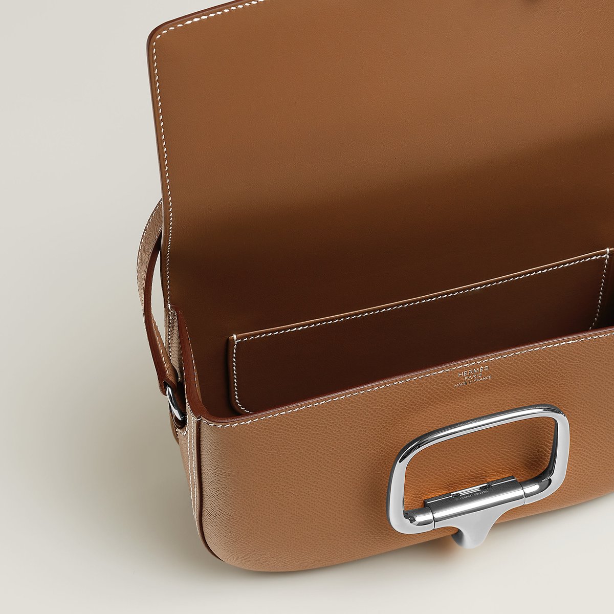 Gold Hermès Della Cavalleria Elan Bag