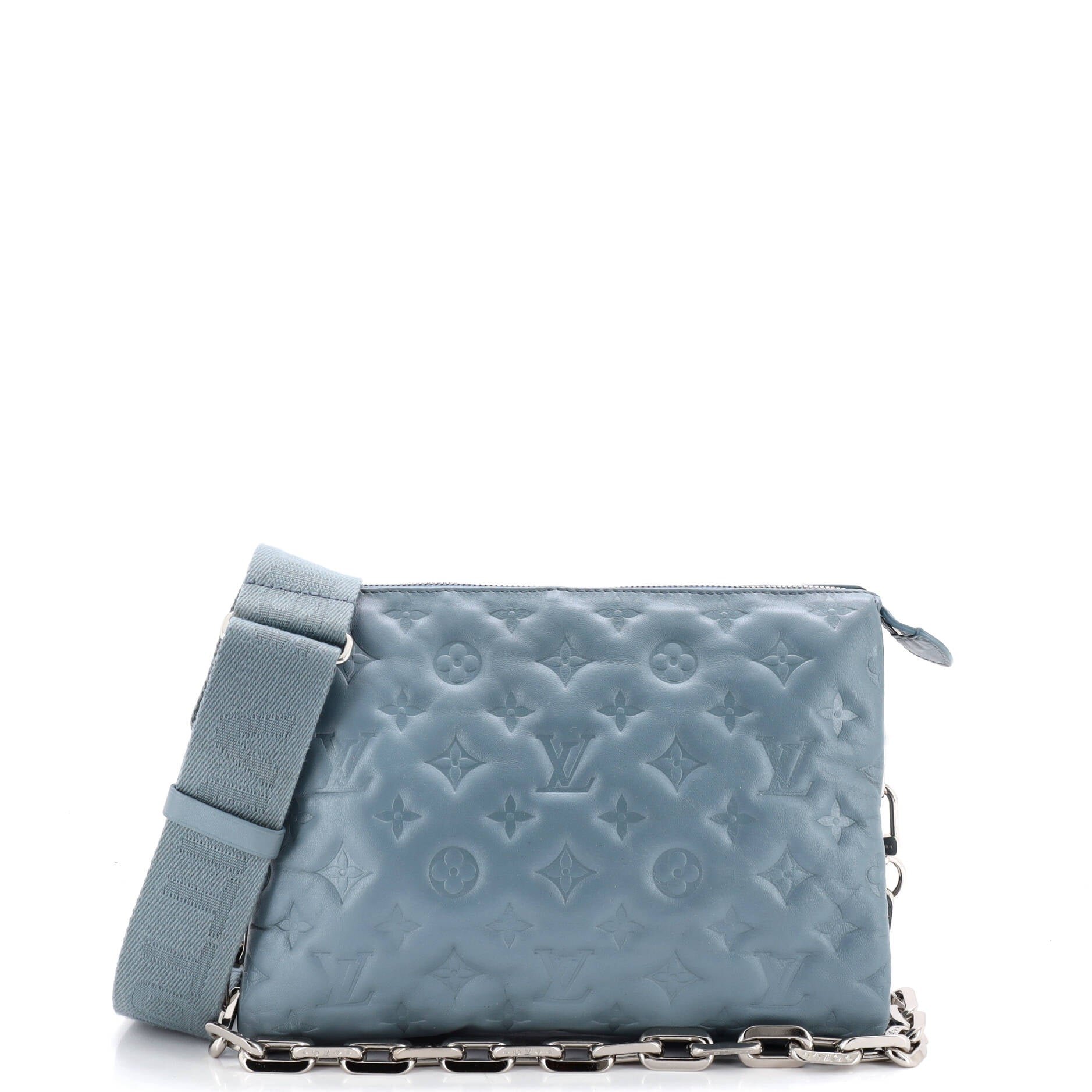 Coussin Bag Monogram Embossed Lambskin PM