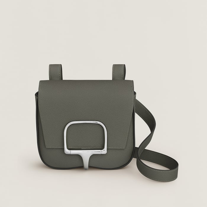 Gris Meyer Hermès Della Cavalleria Mini Bag