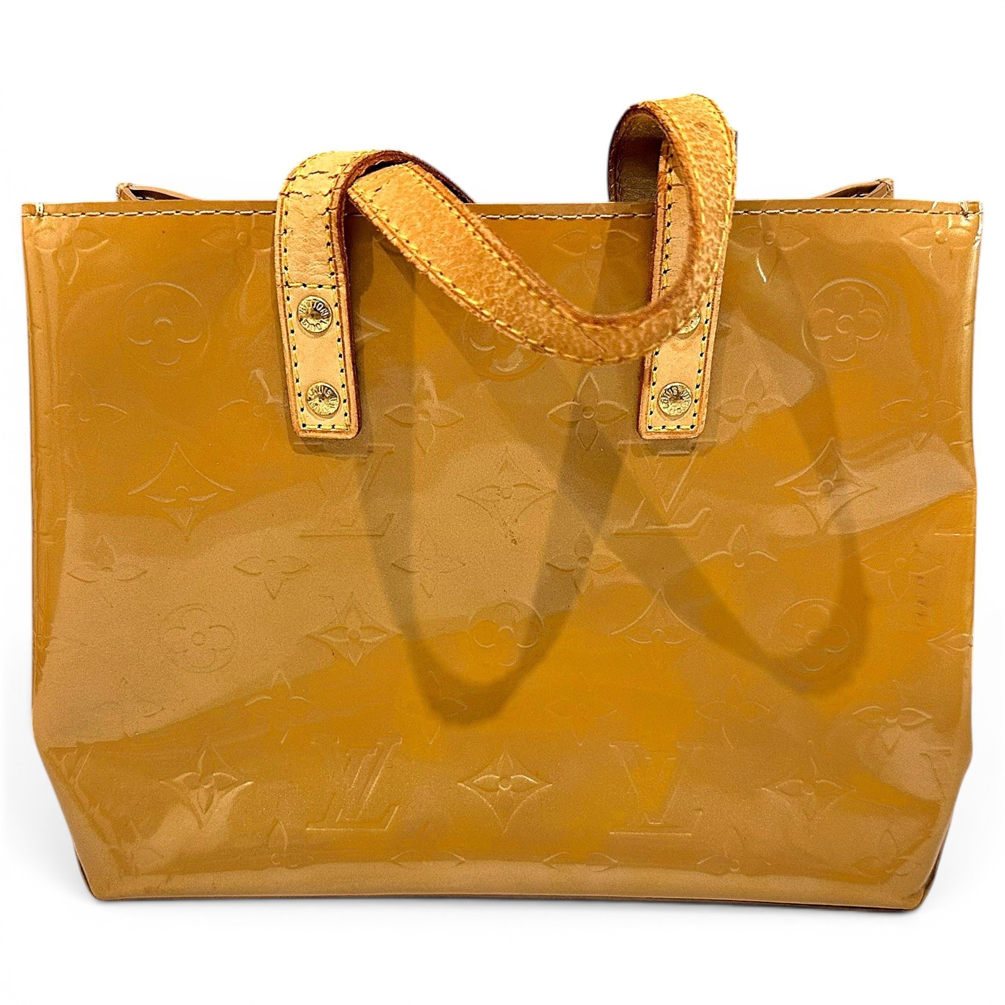 Houston patent leather handbag