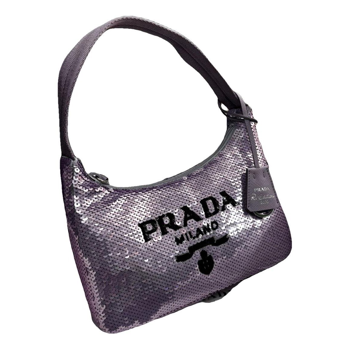 Re-Edition 2000 glitter handbag