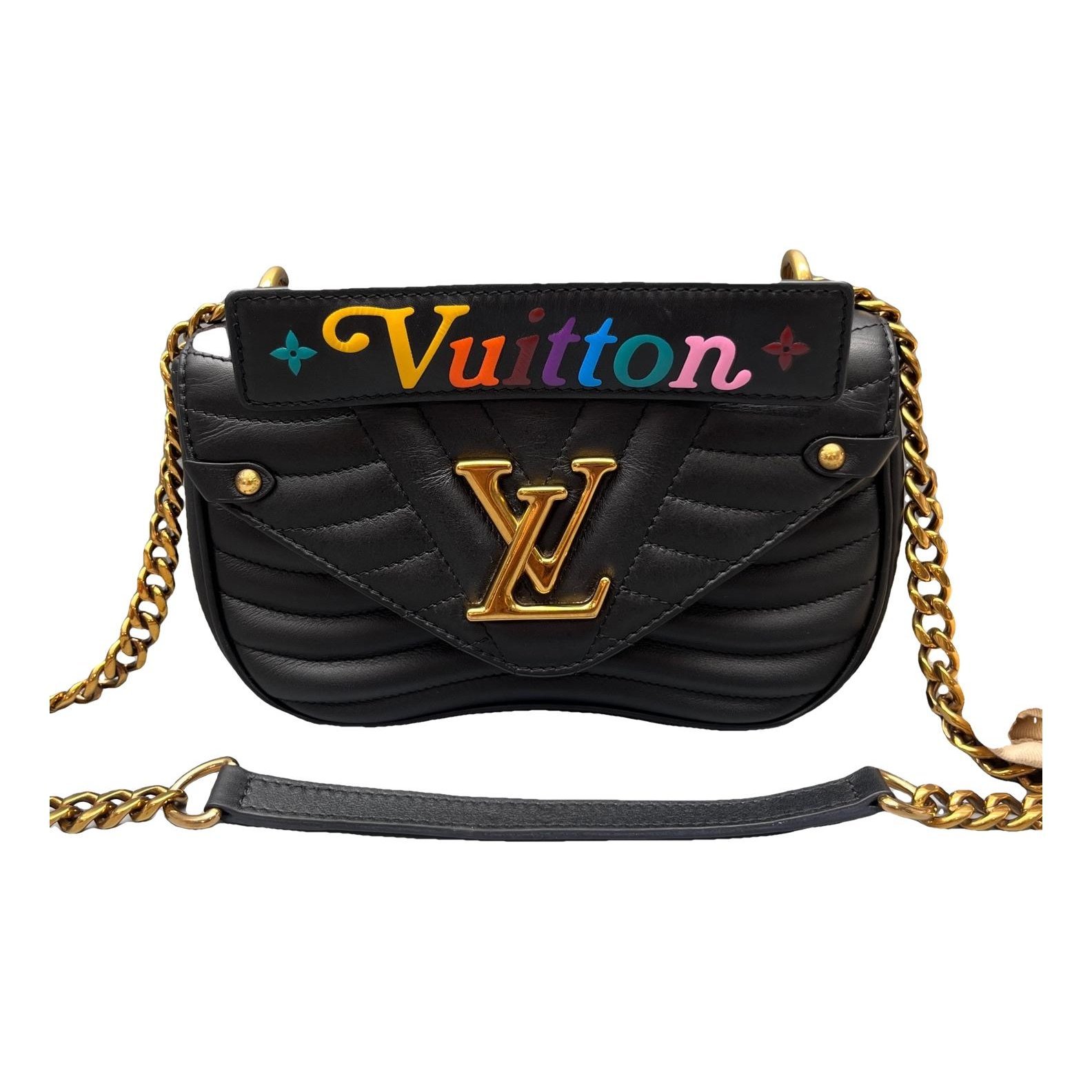New Wave leather handbag