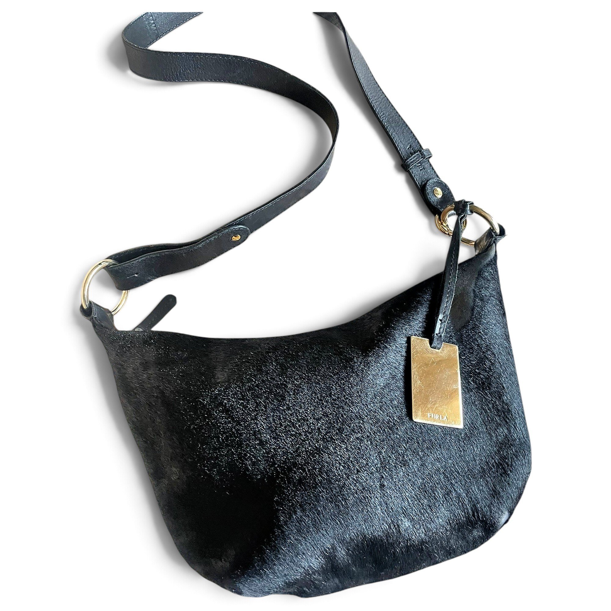 Pony-style calfskin crossbody bag