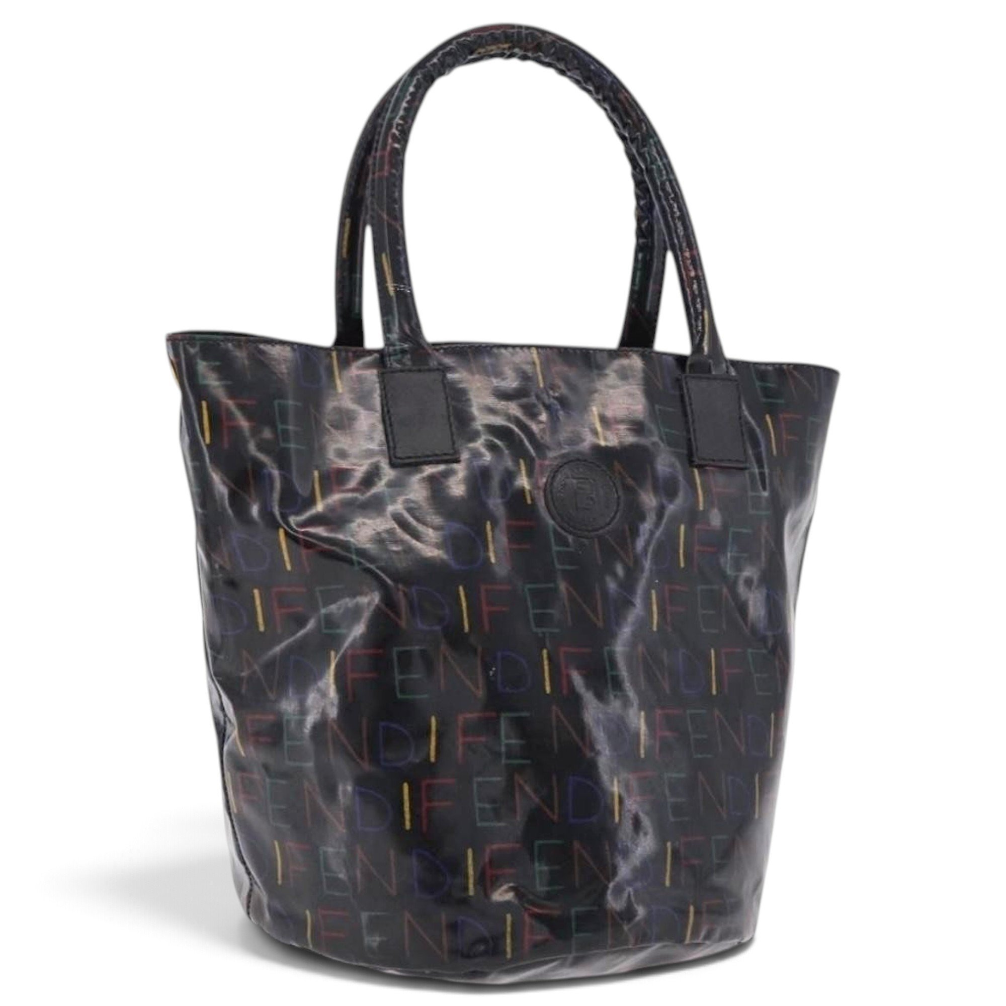 Patent leather handbag