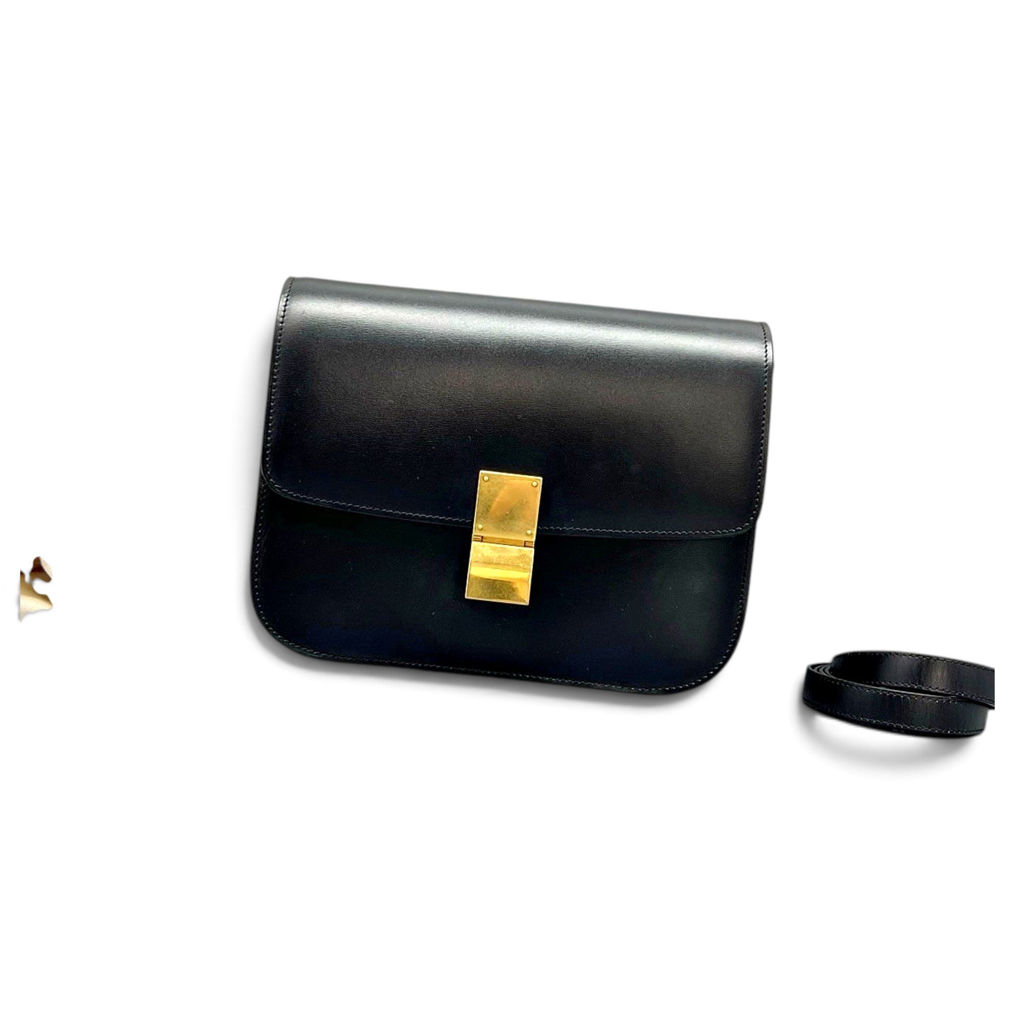 Classic leather handbag
