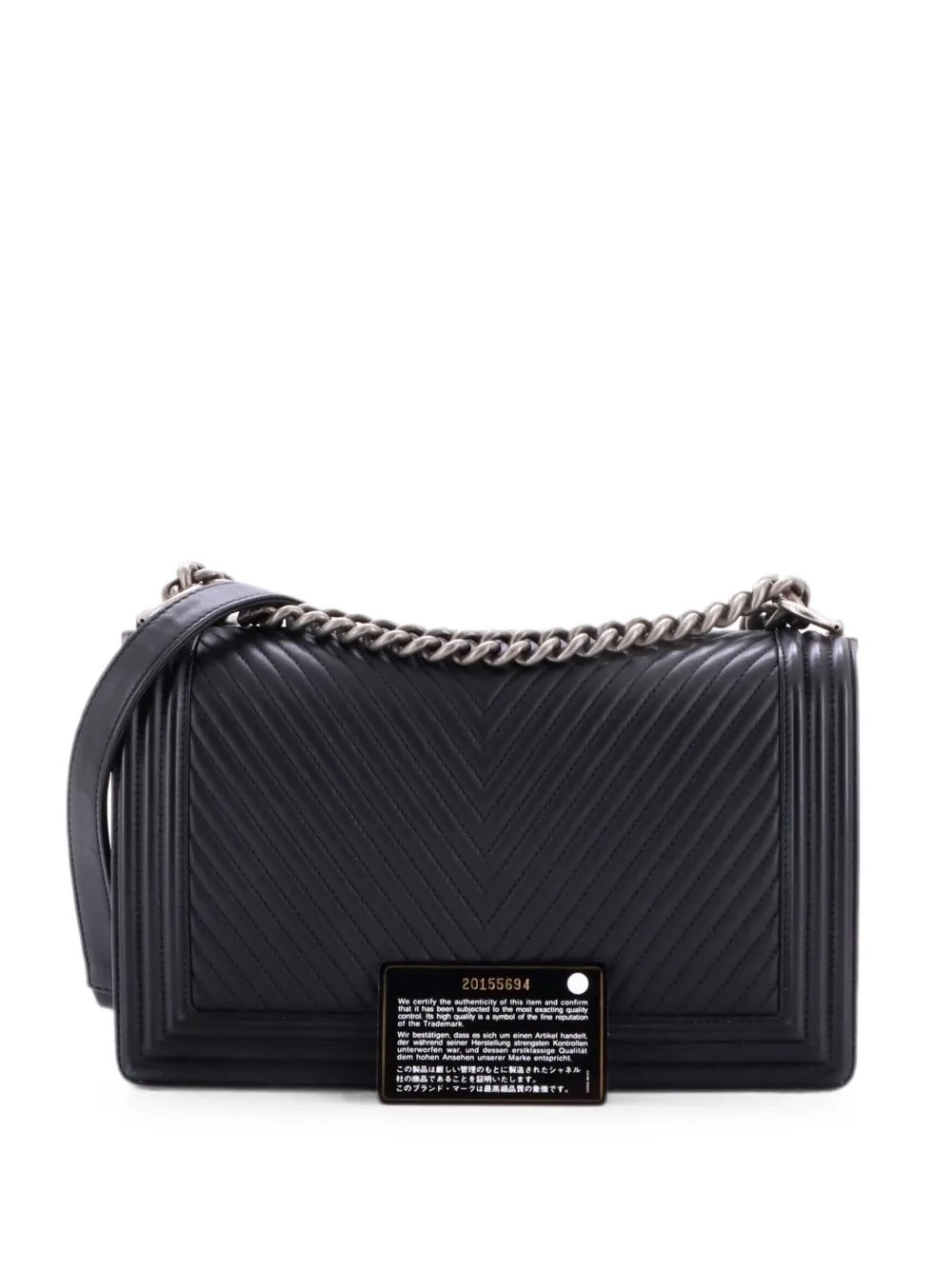 Boy Flap Bag Chevron Lambskin New Medium shoulder bag
