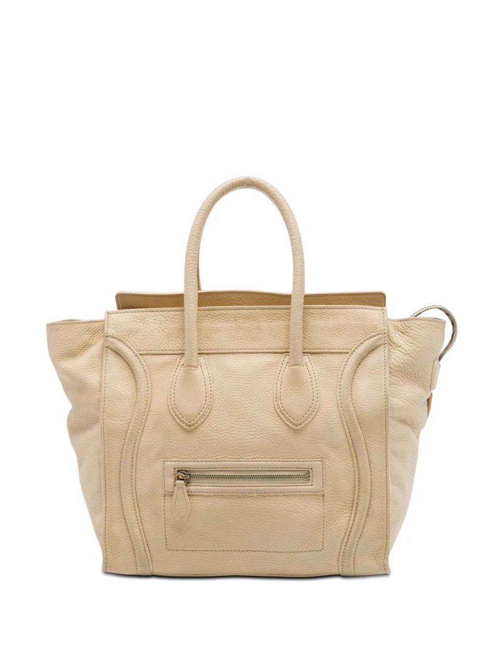 2011 Mini Drummed Calfskin Luggage tote bag