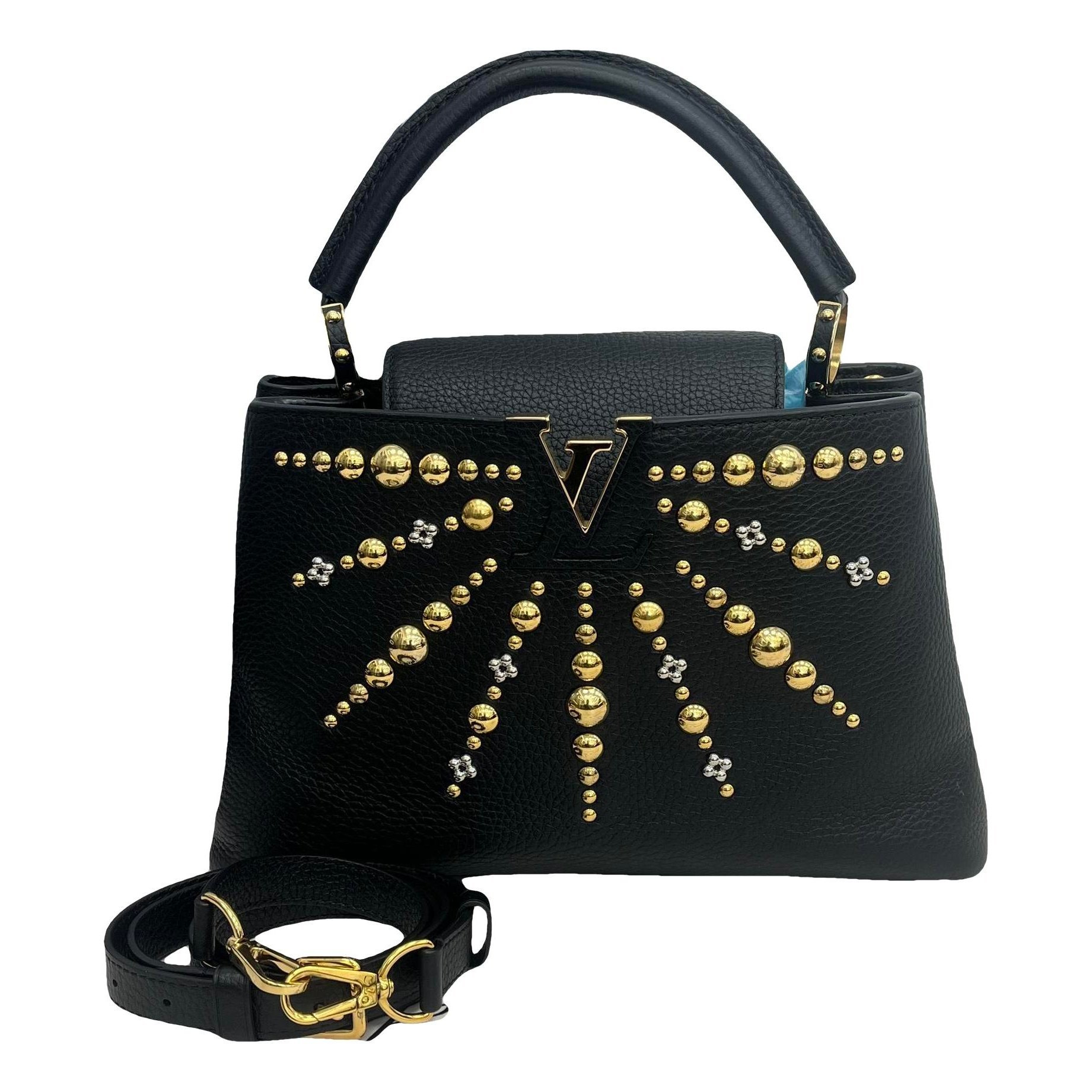 Capucines leather handbag