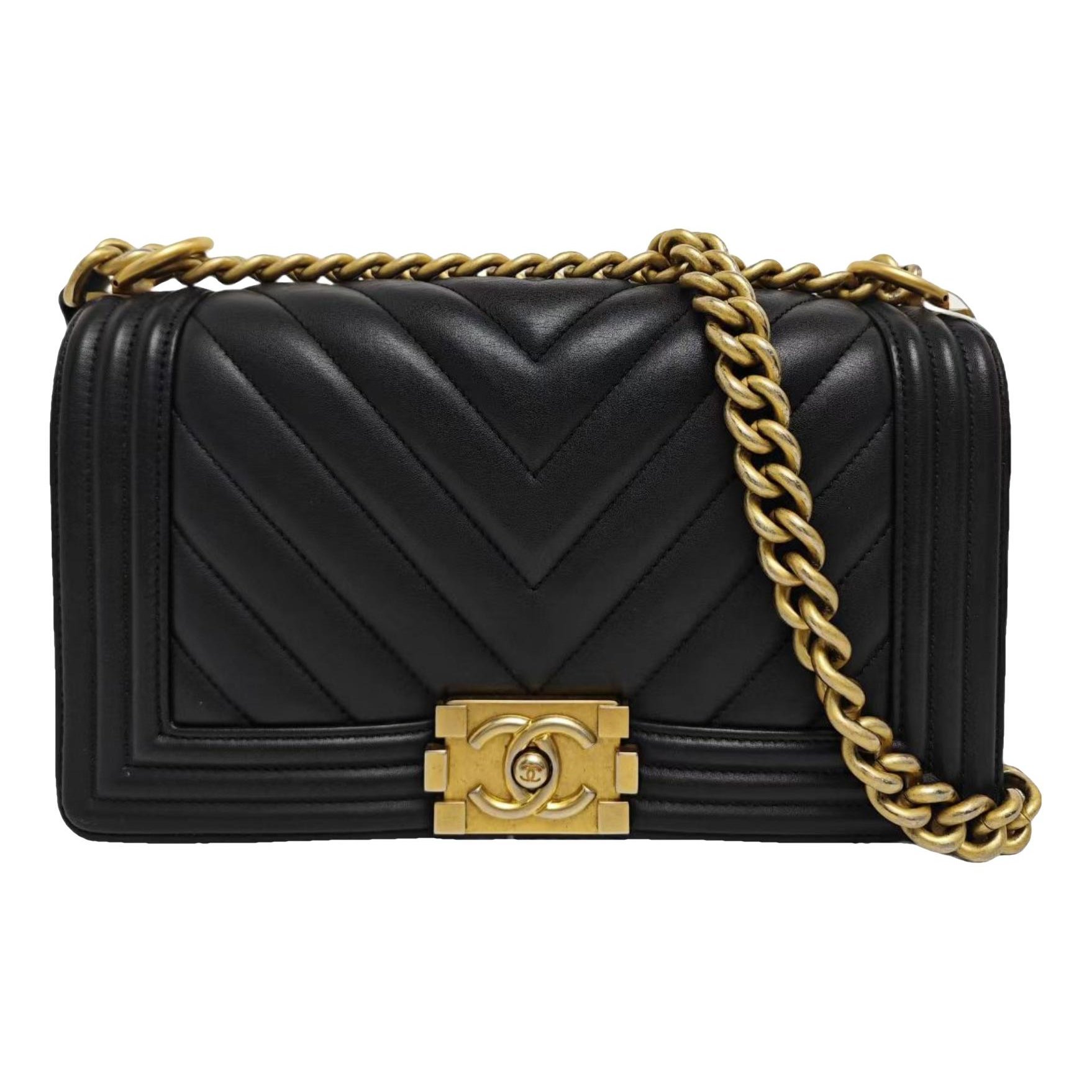Boy leather crossbody bag