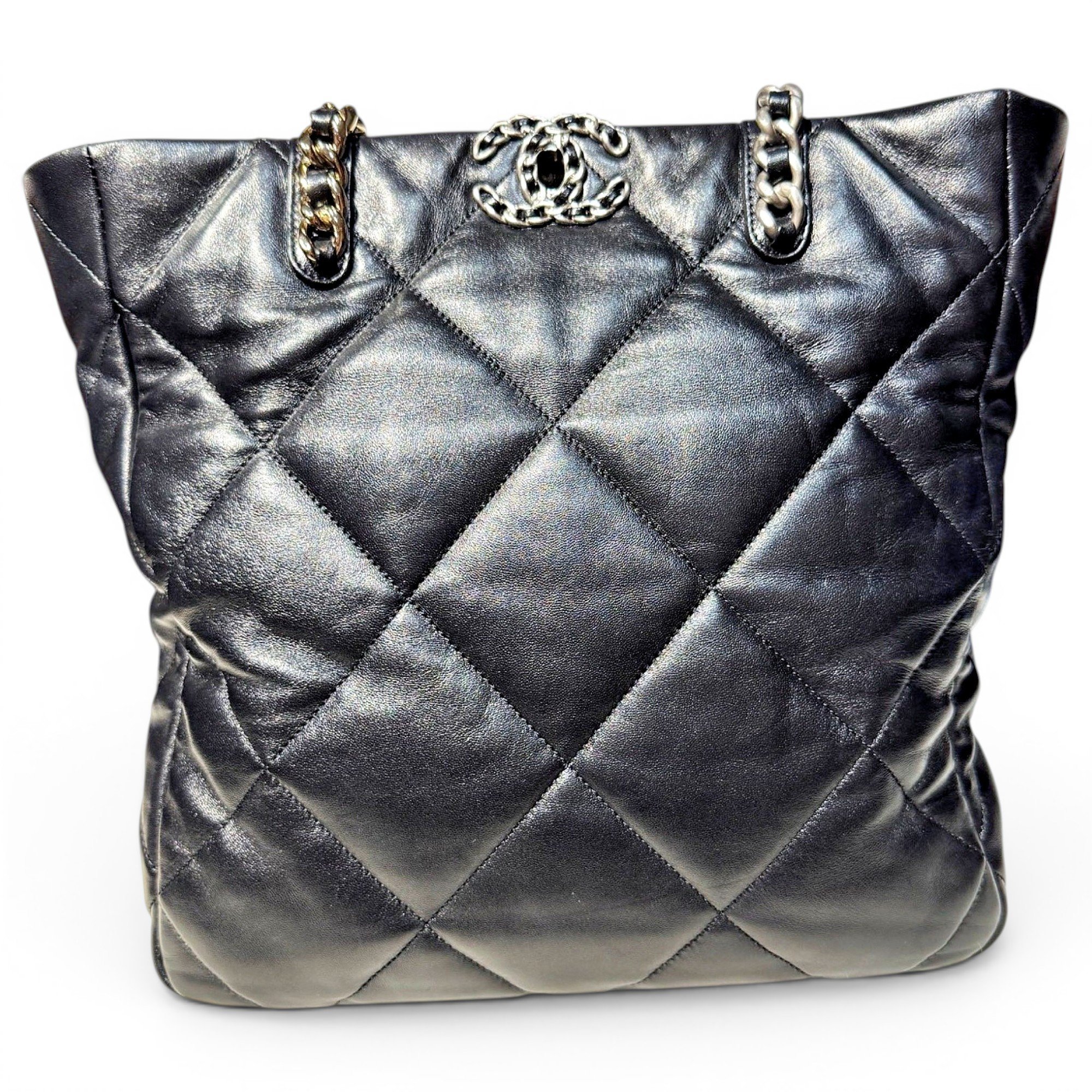 Leather tote