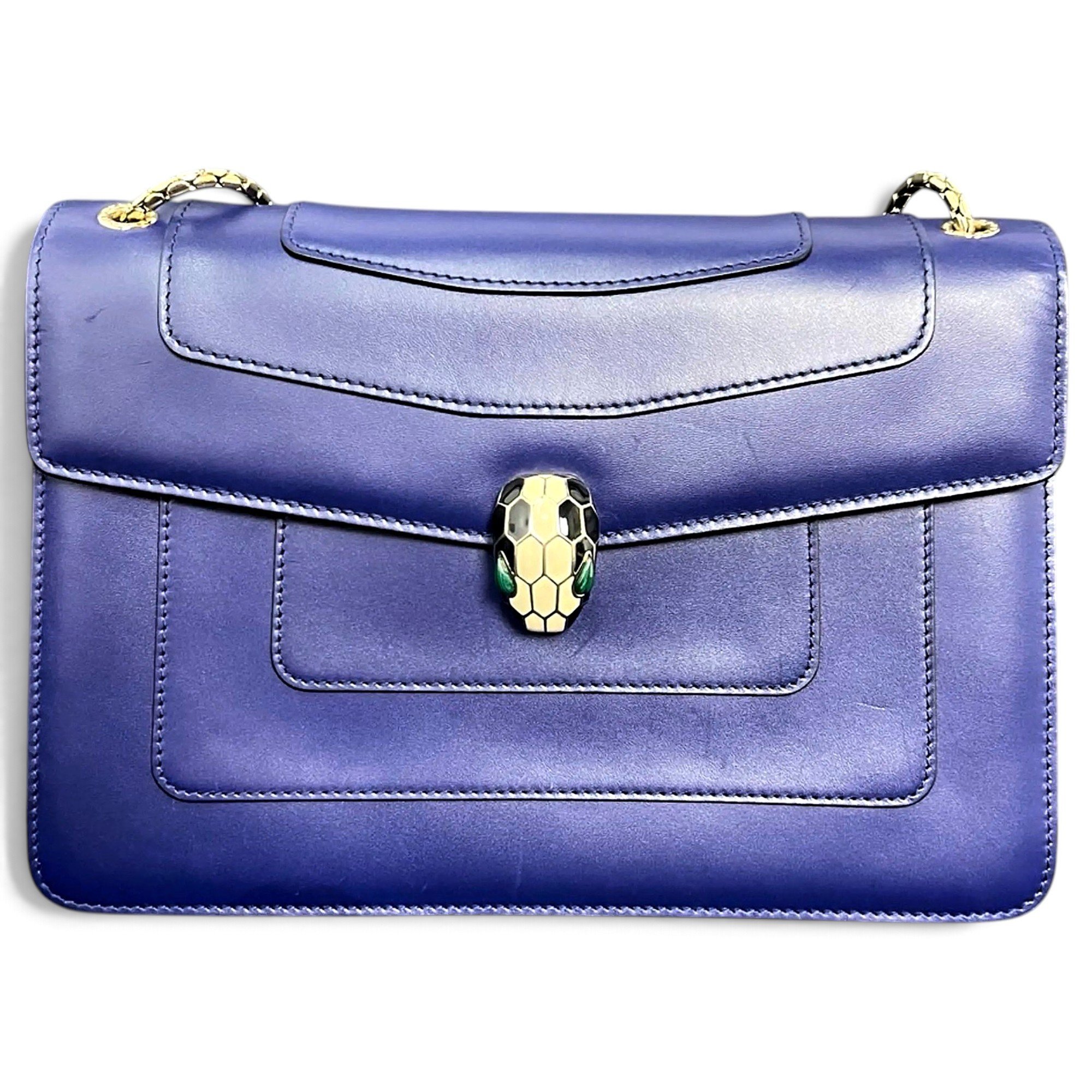 Serpenti leather crossbody bag