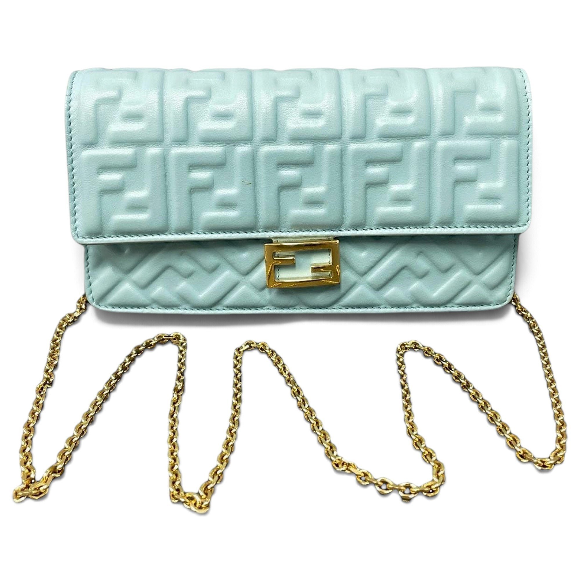 Baguette leather handbag