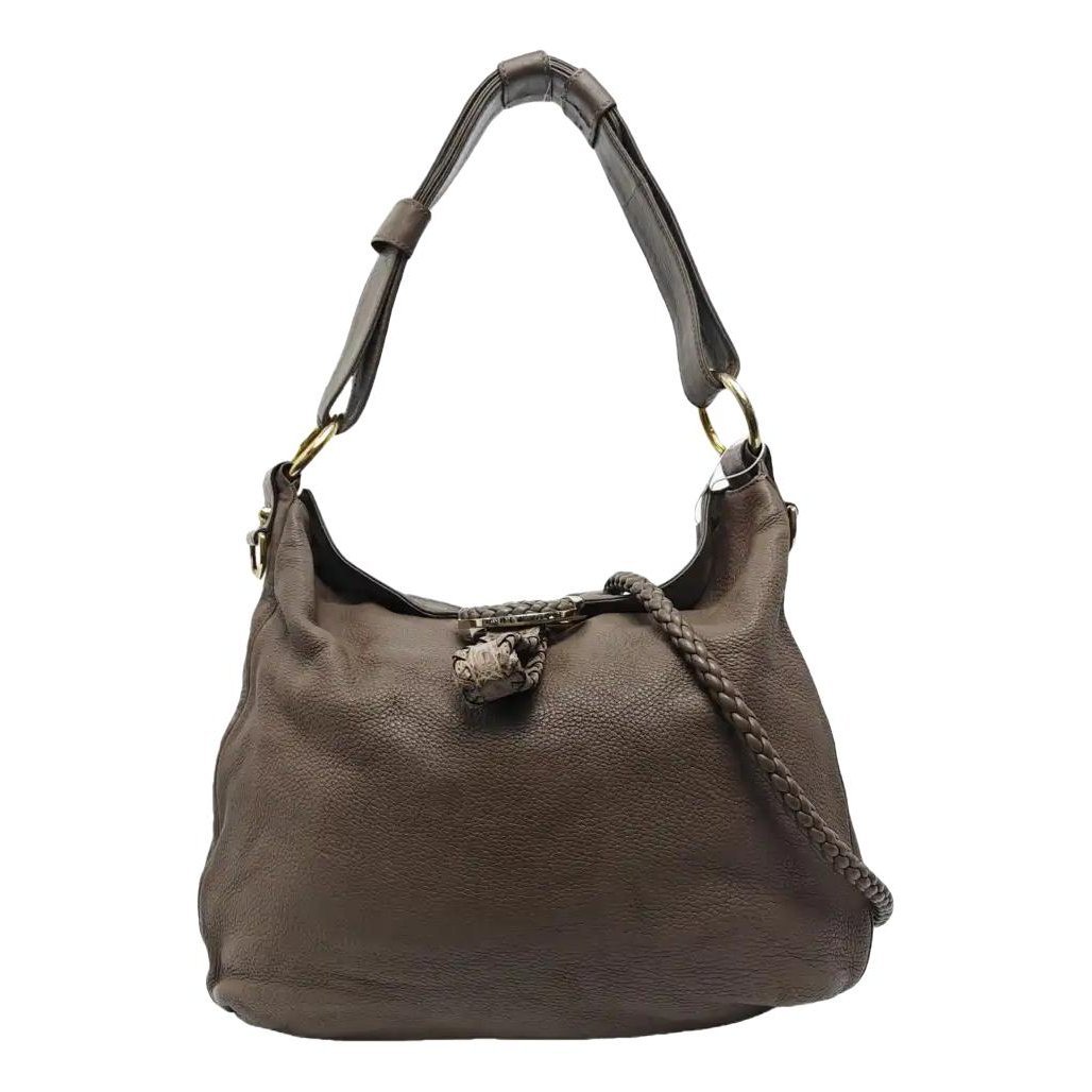 Leather crossbody bag