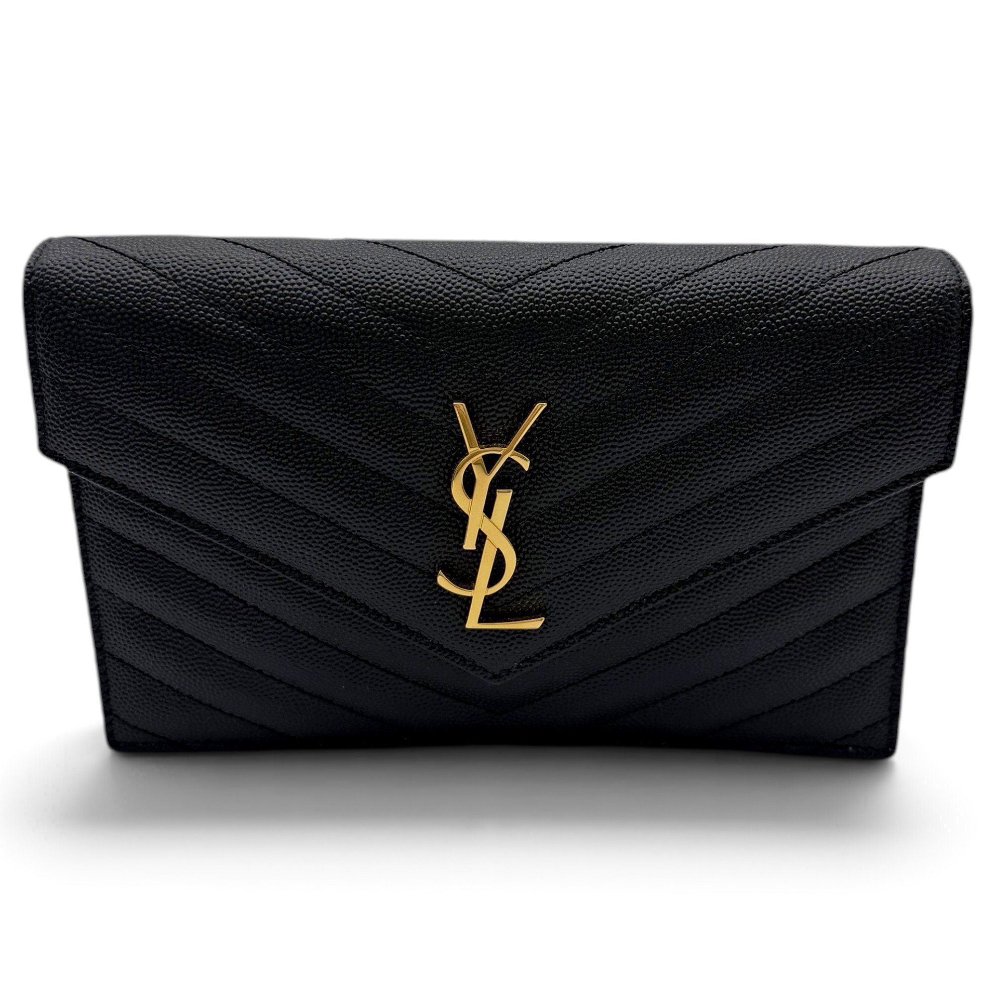 Envelope leather handbag