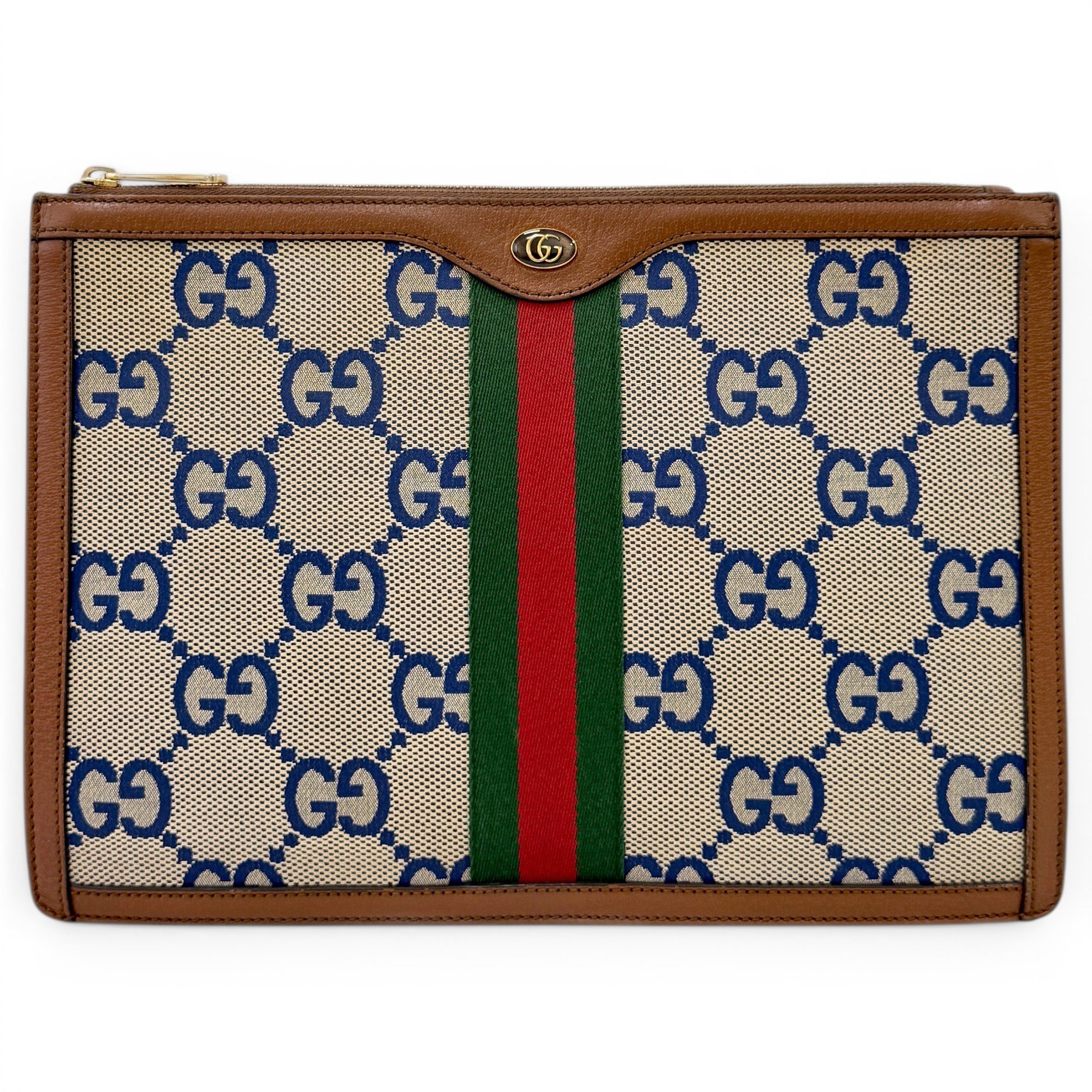 Ophidia cloth clutch bag
