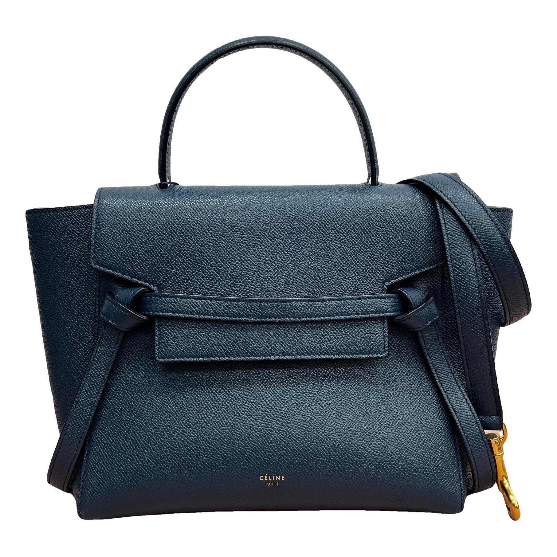 Belt leather handbag