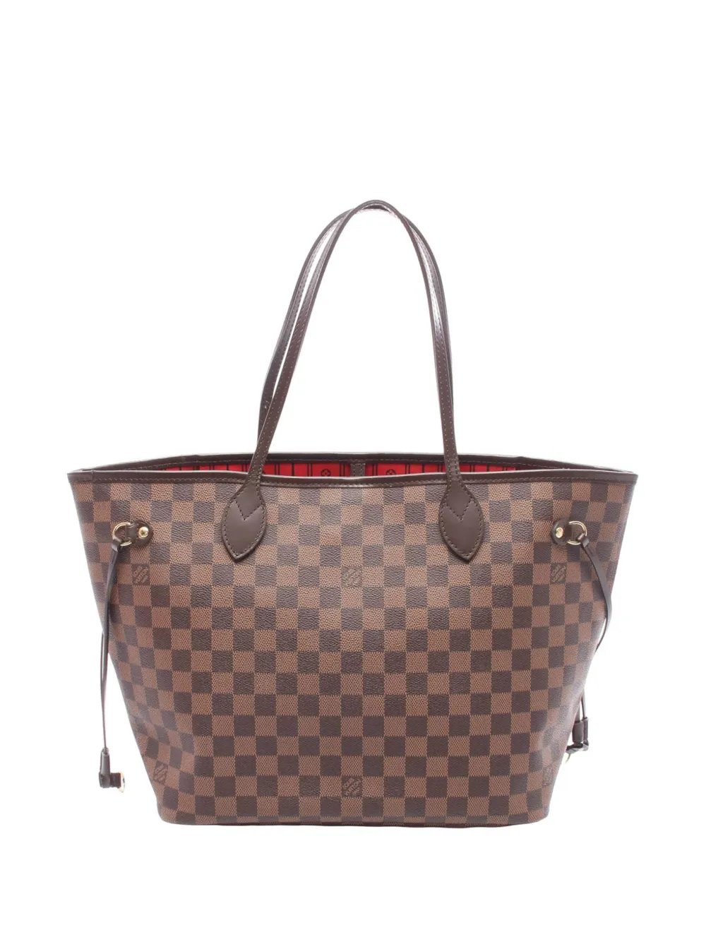 2012 Damier Ebene Neverfull MM tote bag