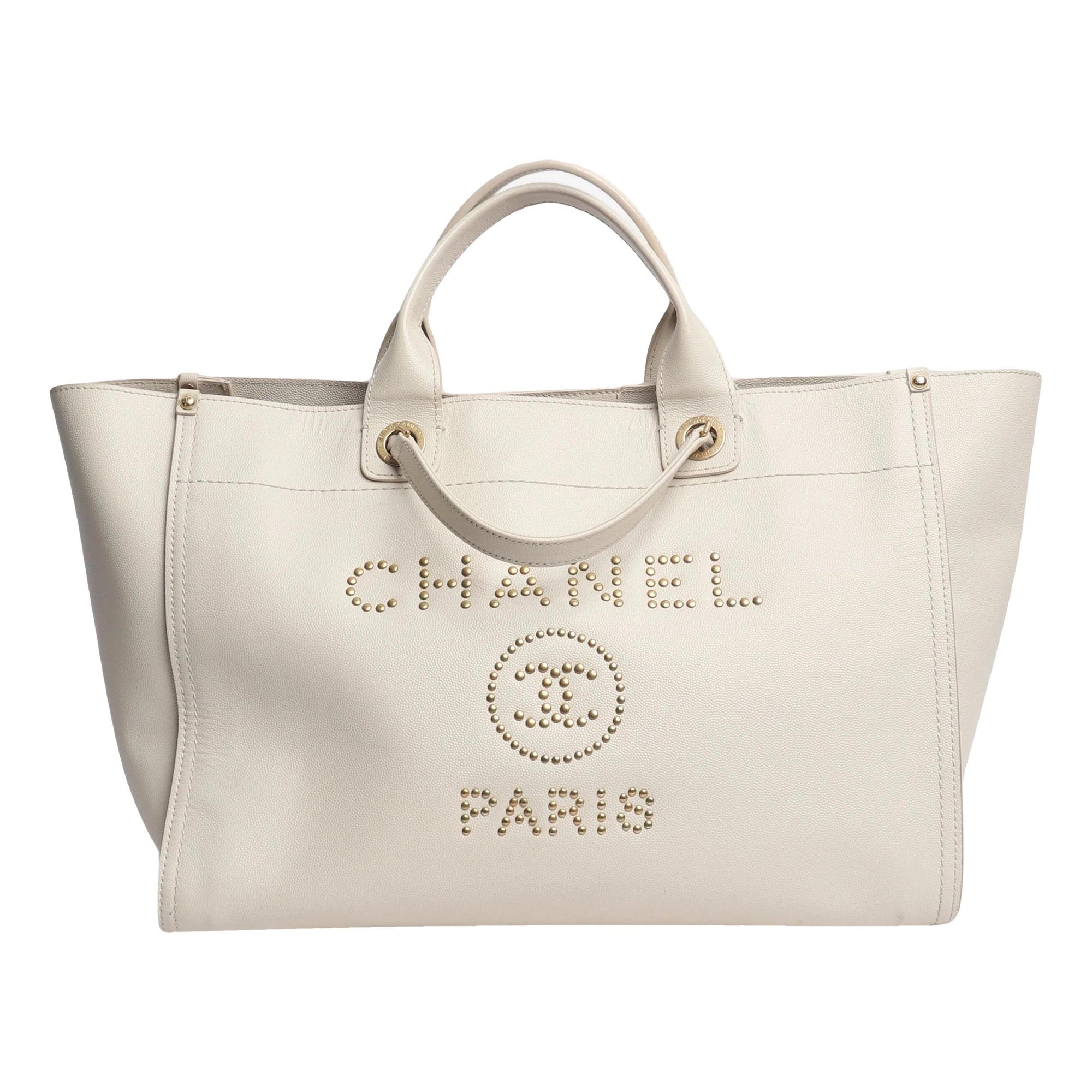 Deauville leather tote