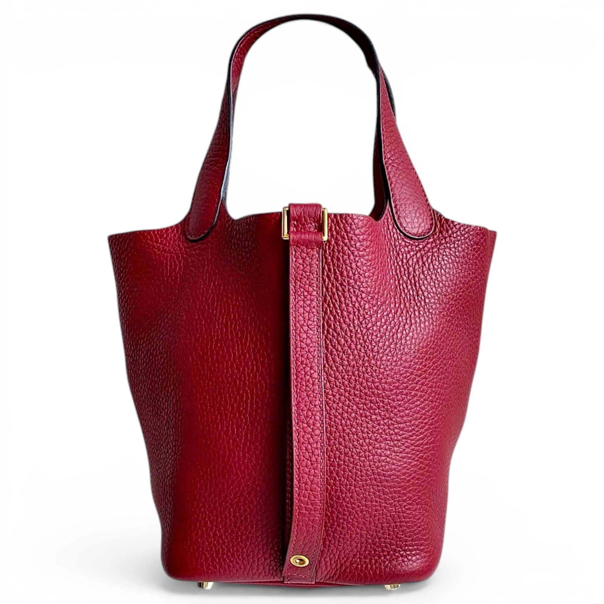 Picotin leather handbag