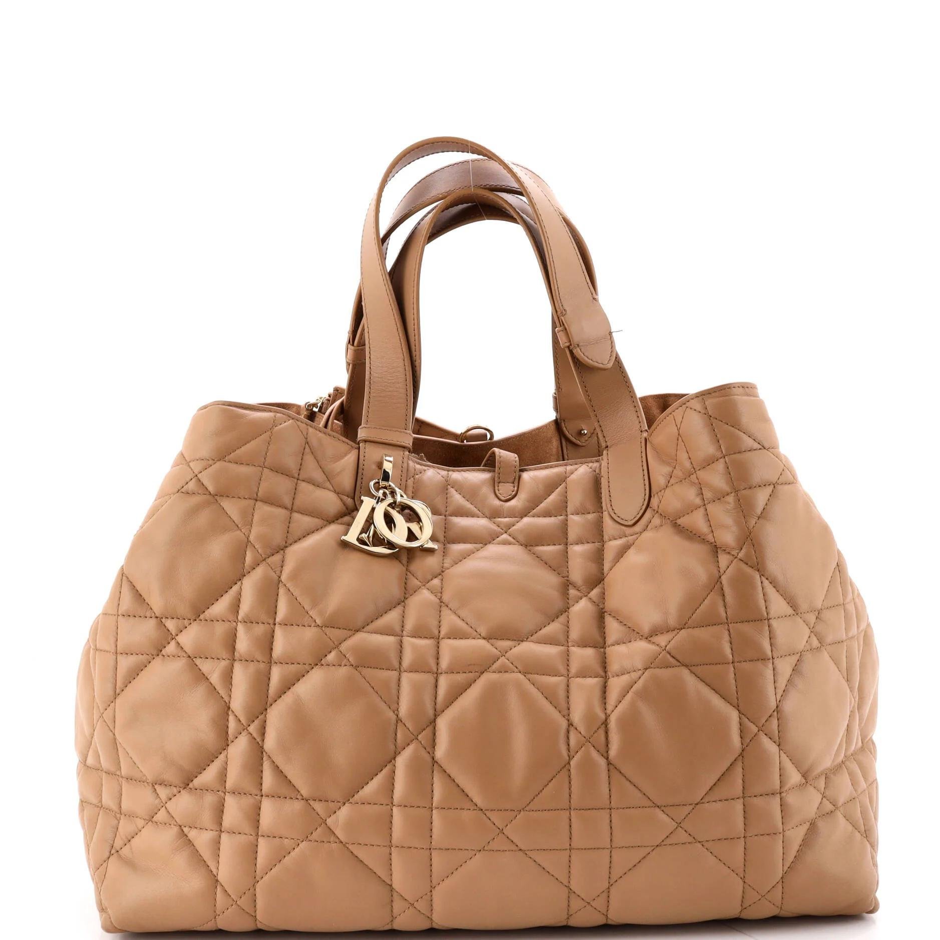 Leather tote