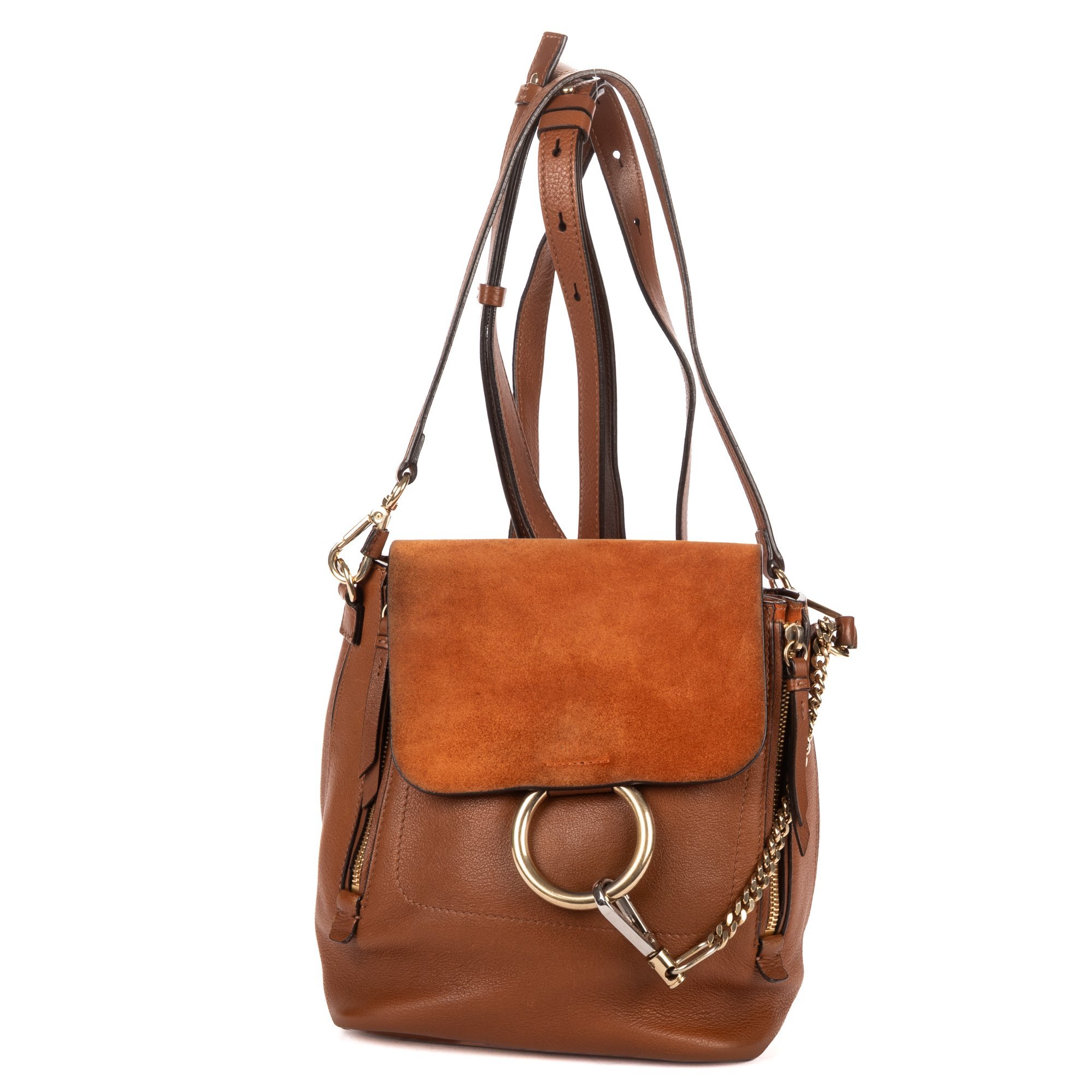 Leather backpack