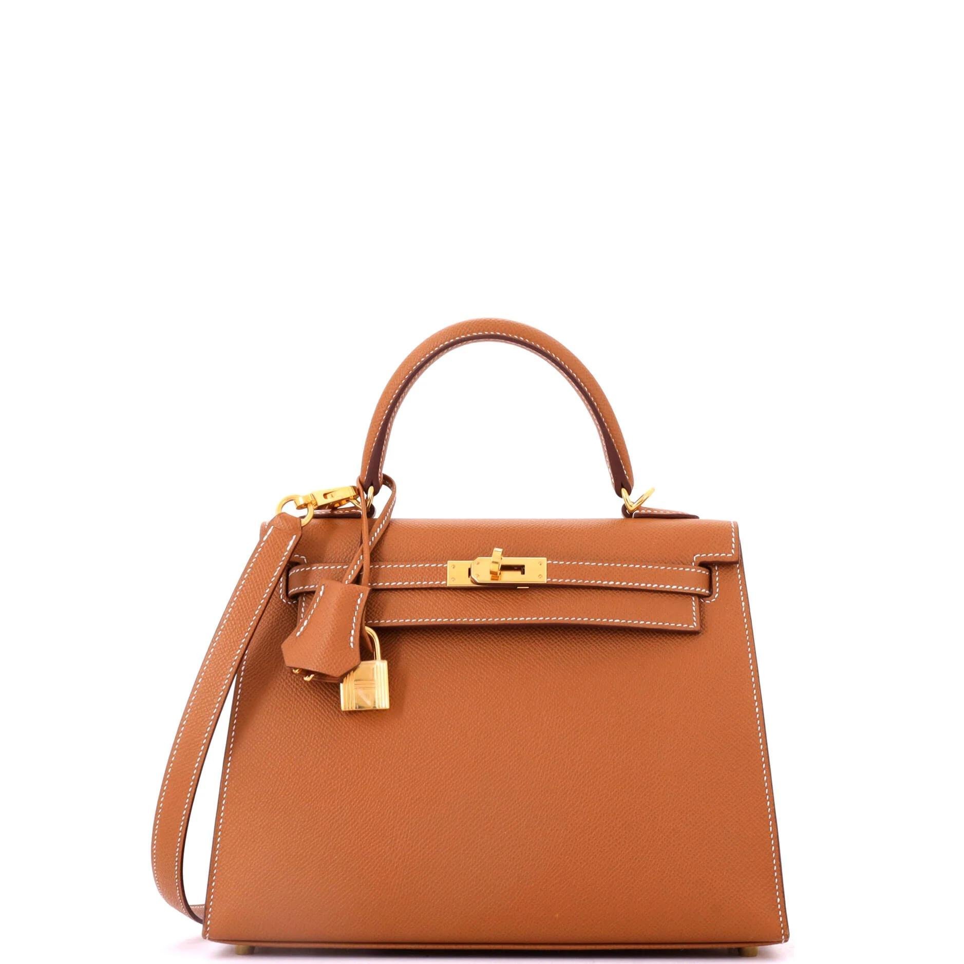 Kelly 25 leather handbag