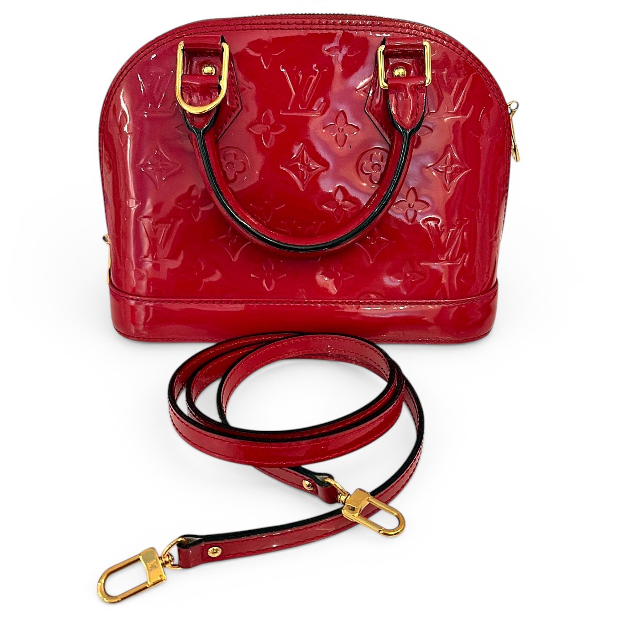 Alma BB patent leather crossbody bag