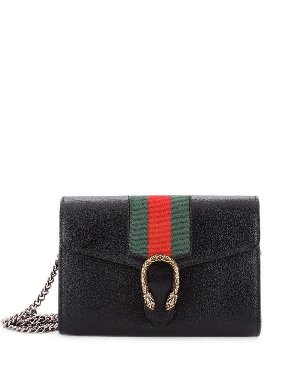 Dionysus Web Chain Wallet Leather Small crossbody bag
