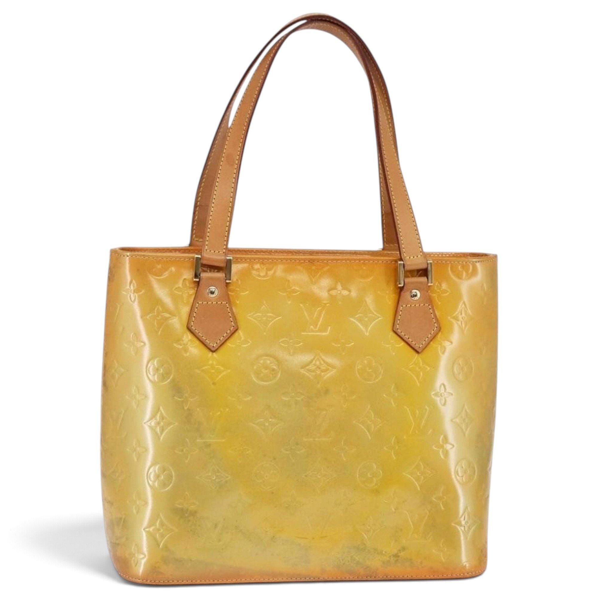 Houston patent leather handbag