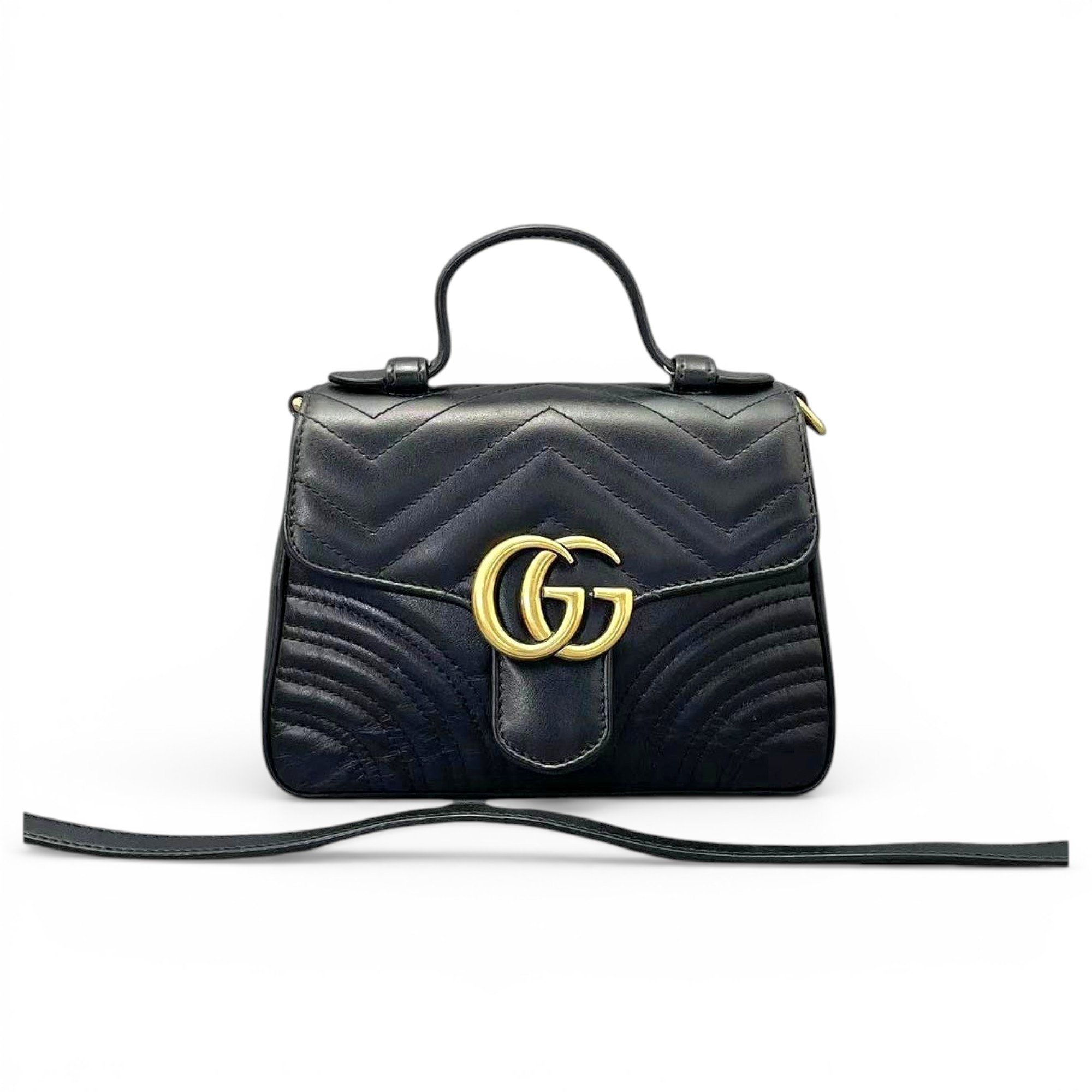GG Marmont Flap leather handbag