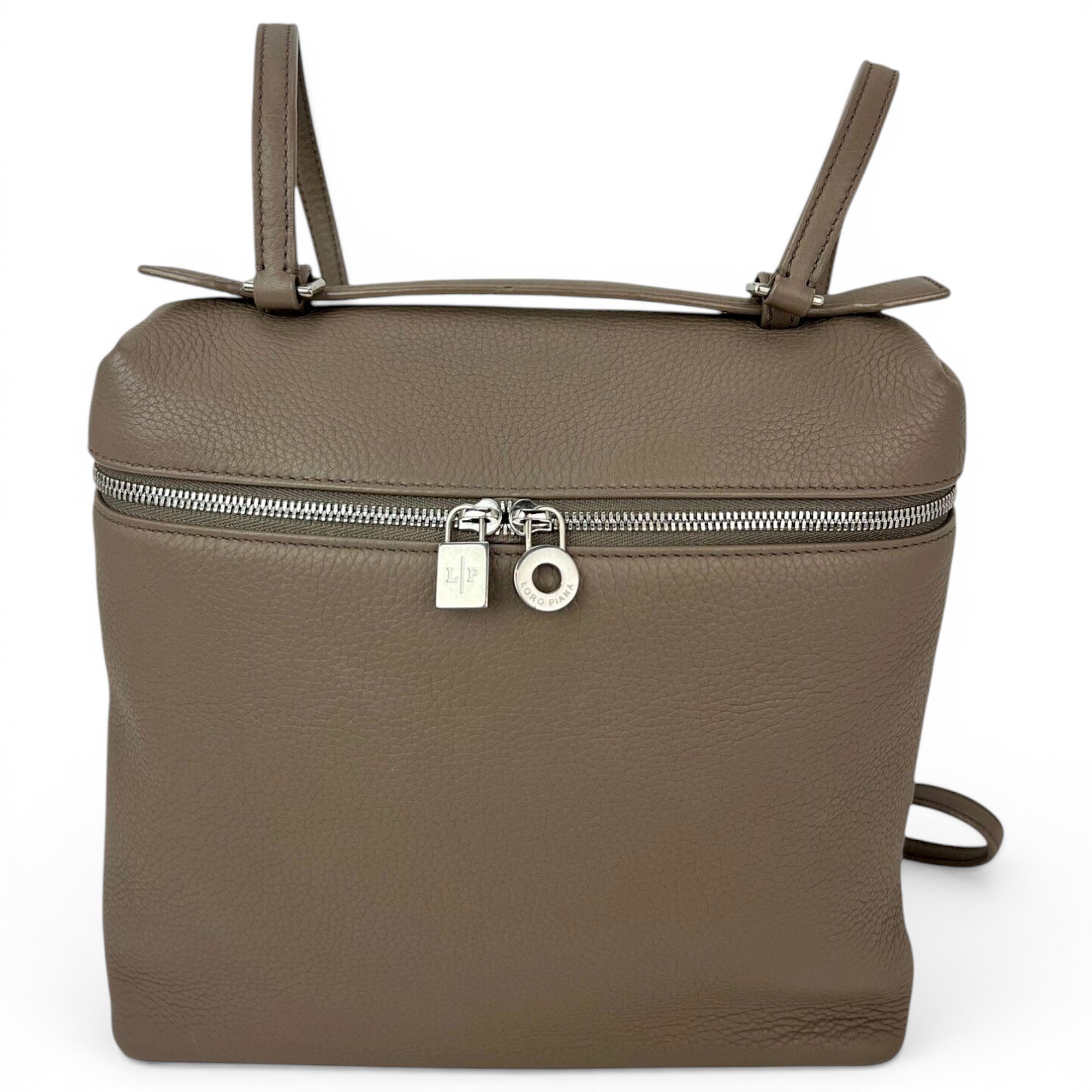 Extra Pocket leather handbag